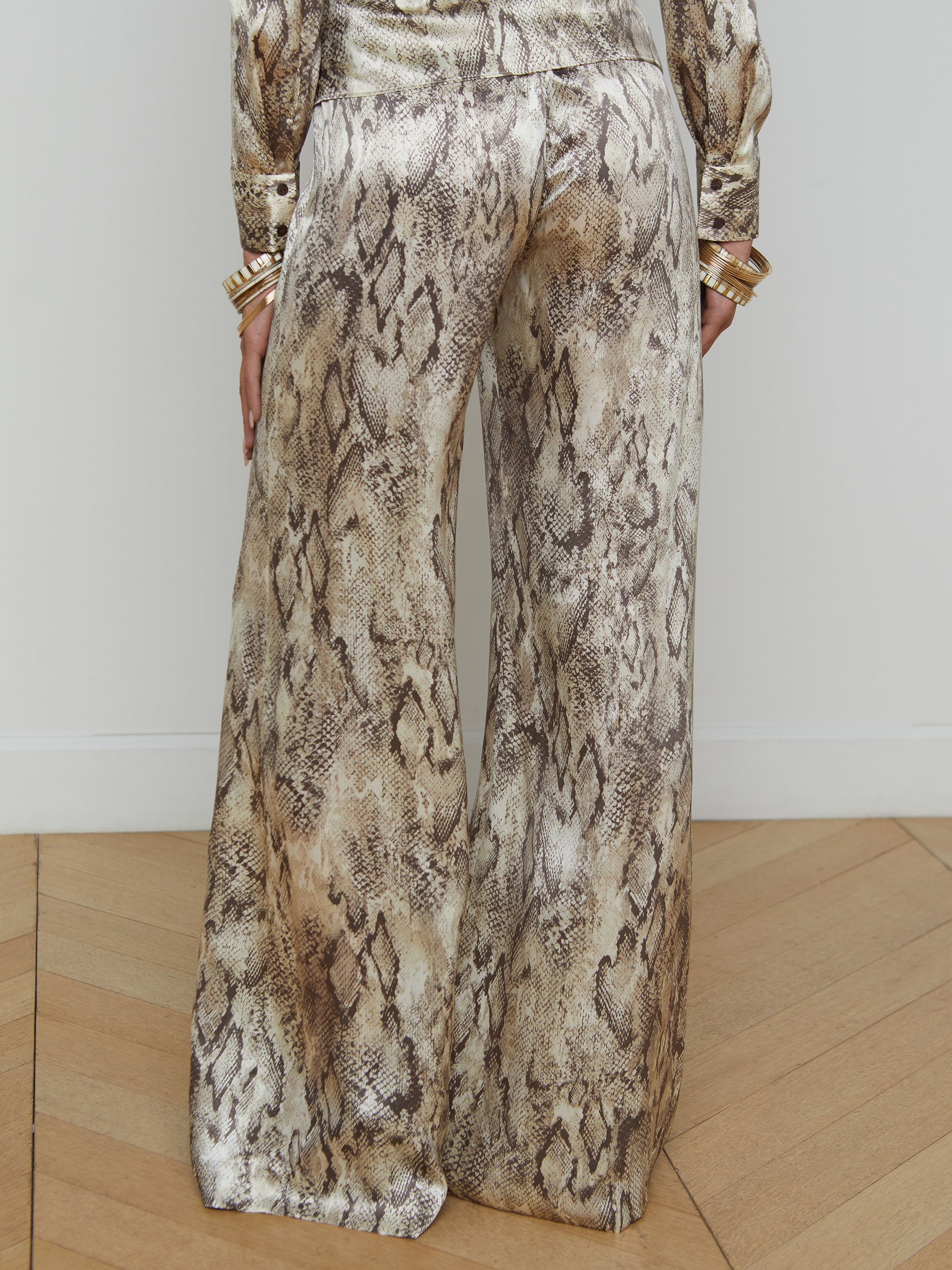 Pilar Silk Wide-Leg Pant - 5