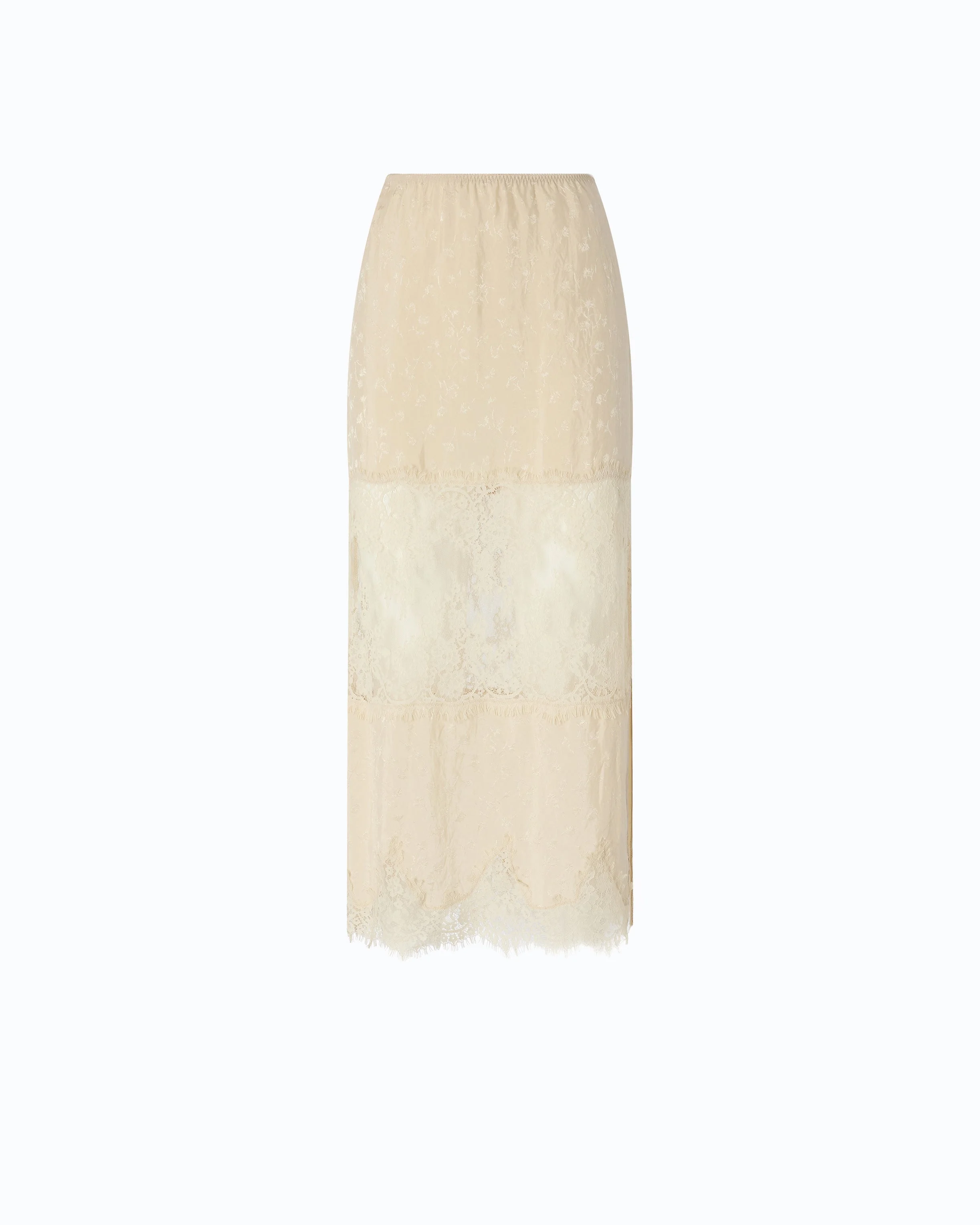 LACE PENCIL SKIRT - 1
