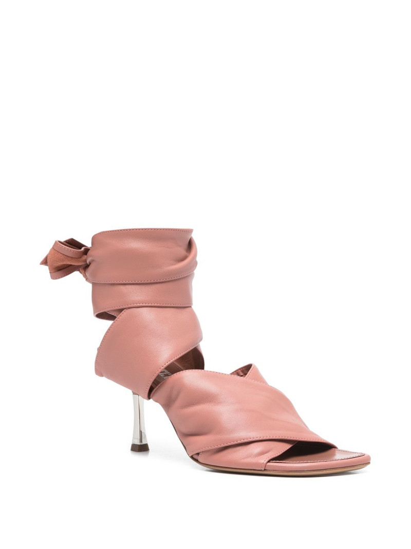 PARIS TEXAS Lorena lace-up sandals outlook