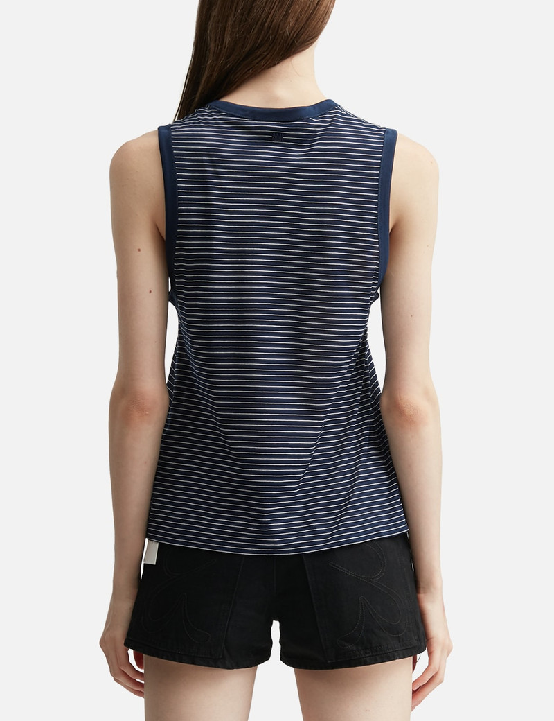 AMI Paris COTTON STRIPED AMI DE COEUR TANKTOP outlook