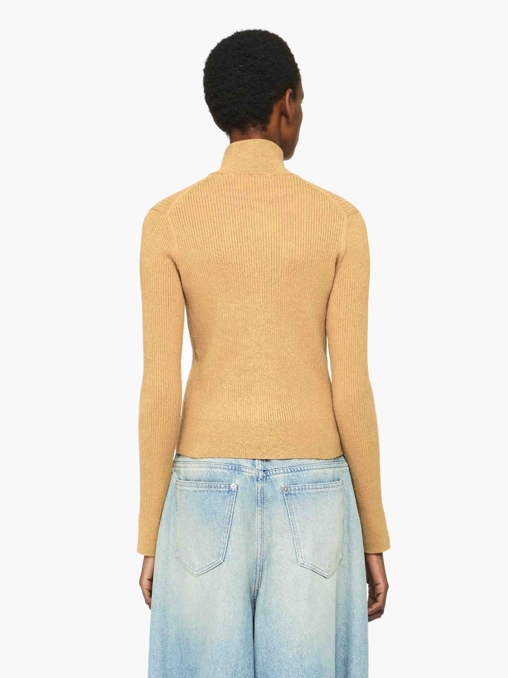 FITTED ZIP UP CARDIGAN - 3