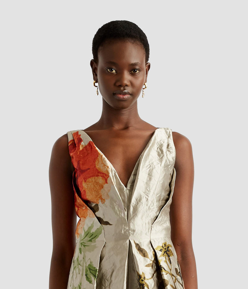 V NECK GOWN 5