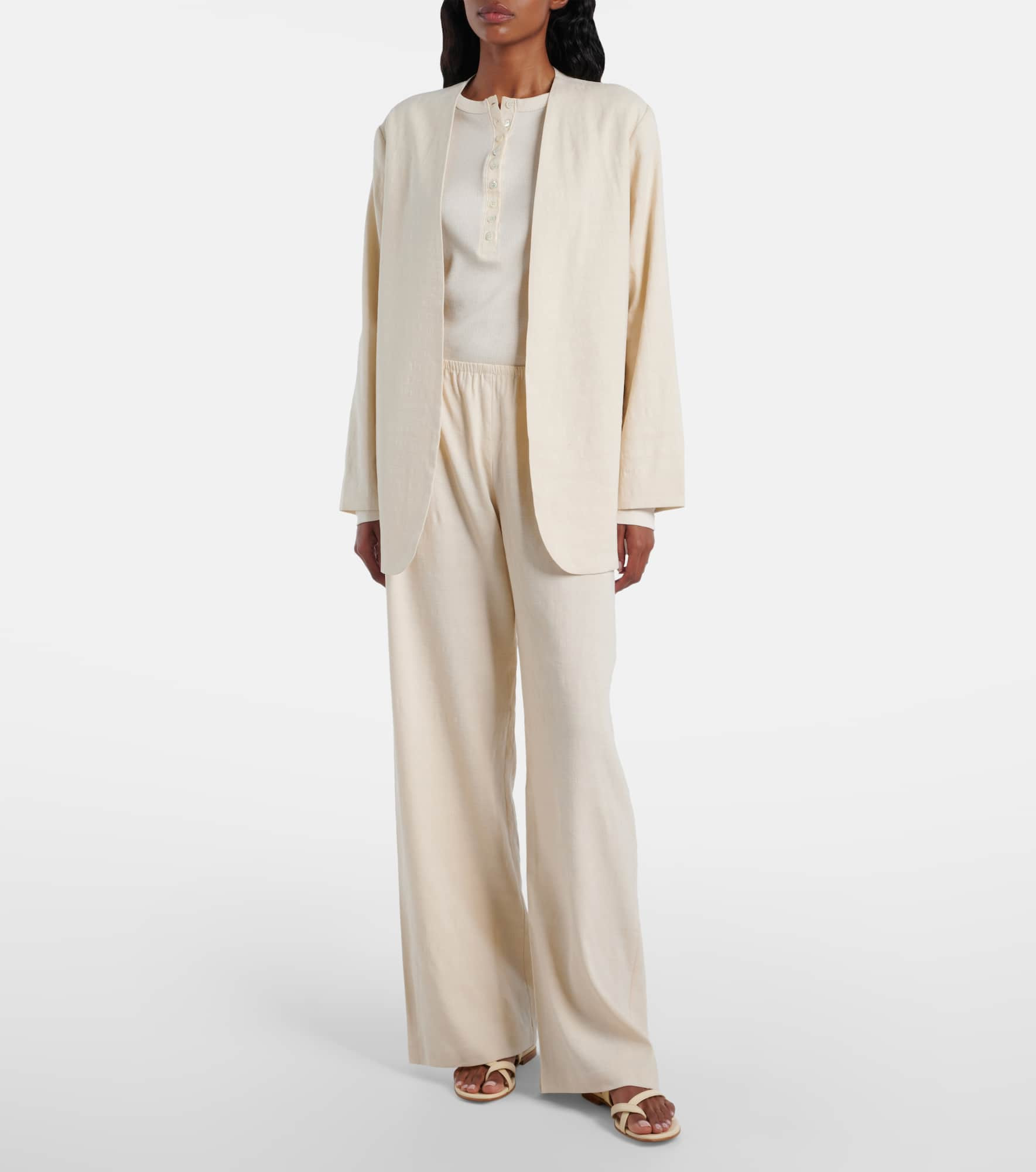 Belle wide-leg pants - 2