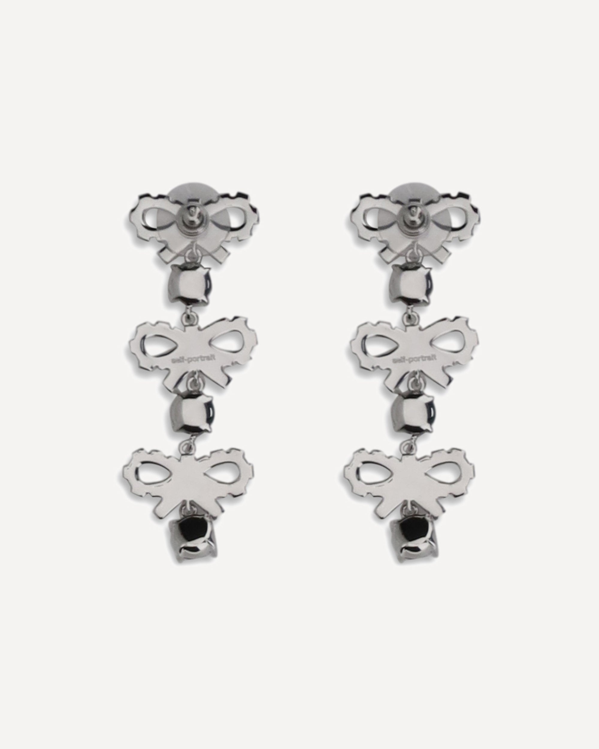 Dangling Earrings with bows - 2