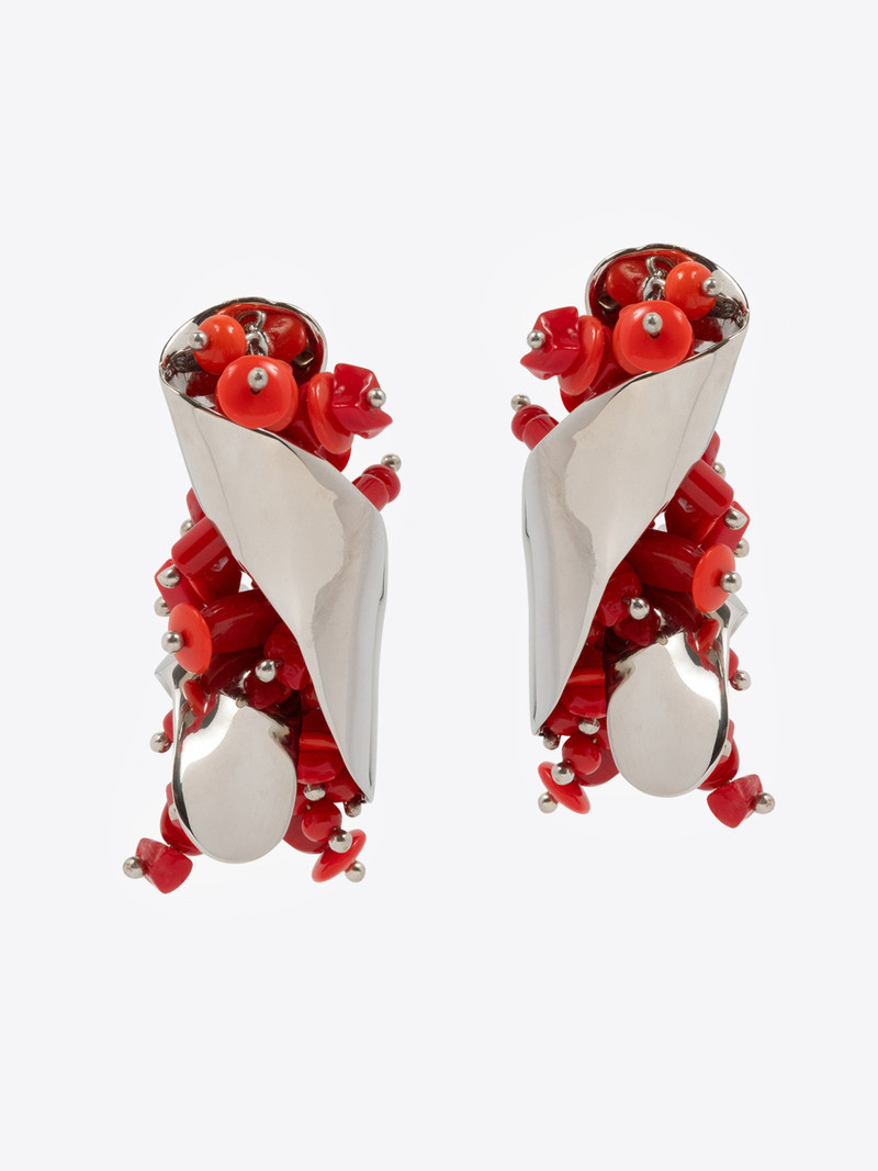 Dries Van Noten EMBROIDERED EARRINGS outlook