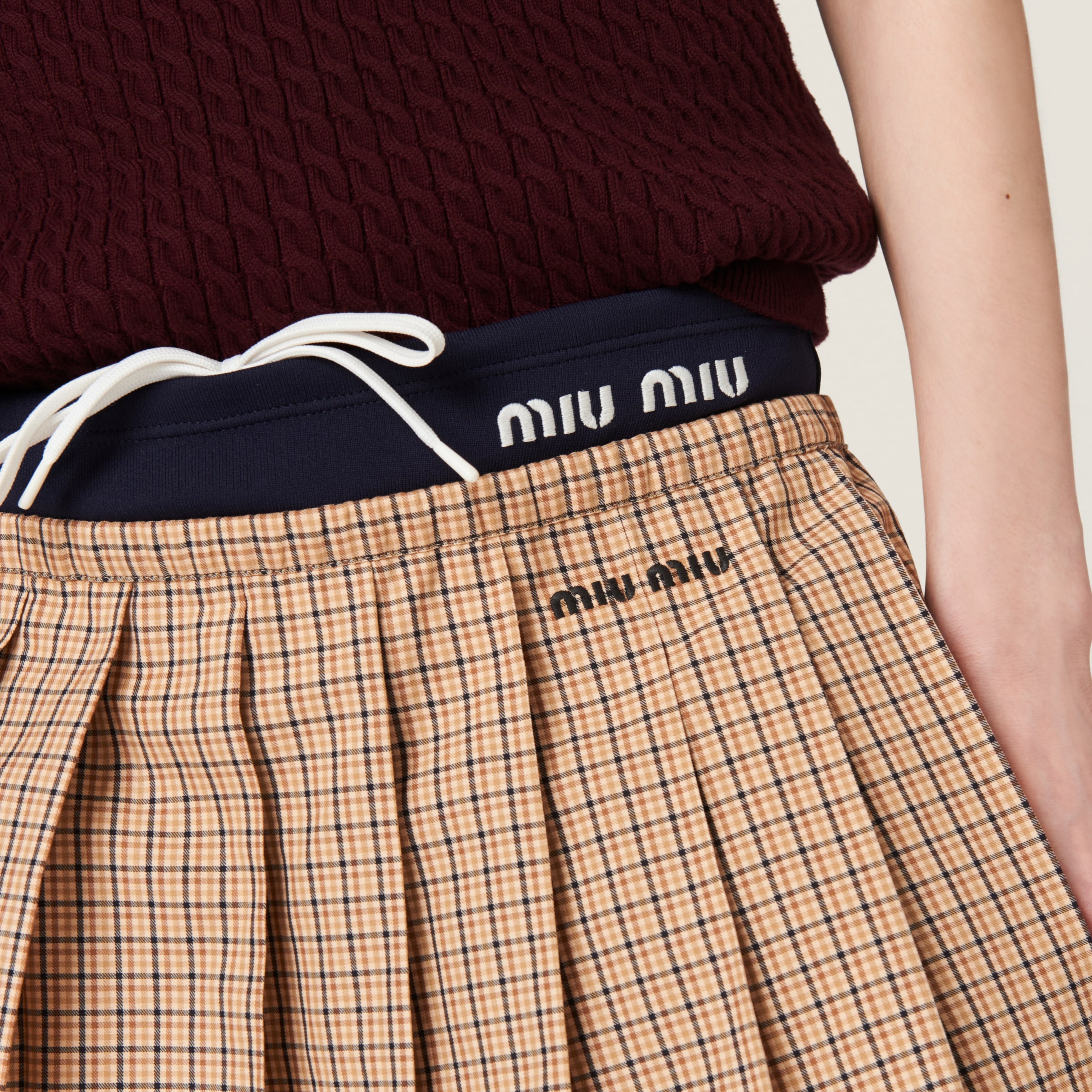 Checked miniskirt - 5