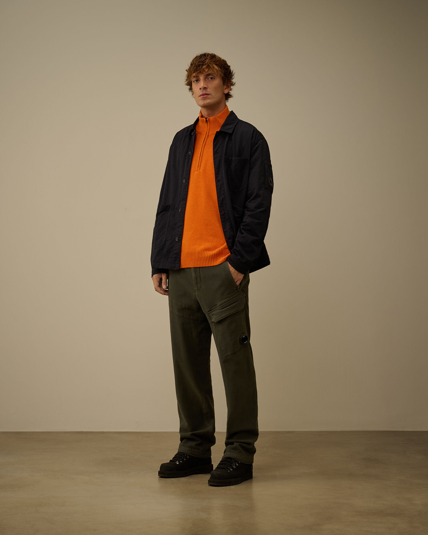 Lambswool GRS Half Zip Sweater - 2