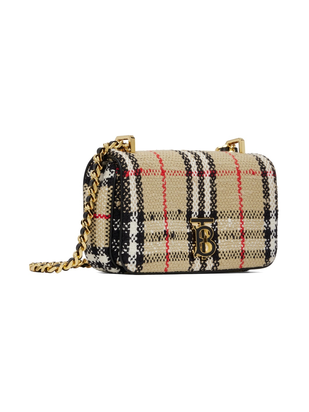 Burberry Beige Mini Lola Bag | ssense | REVERSIBLE