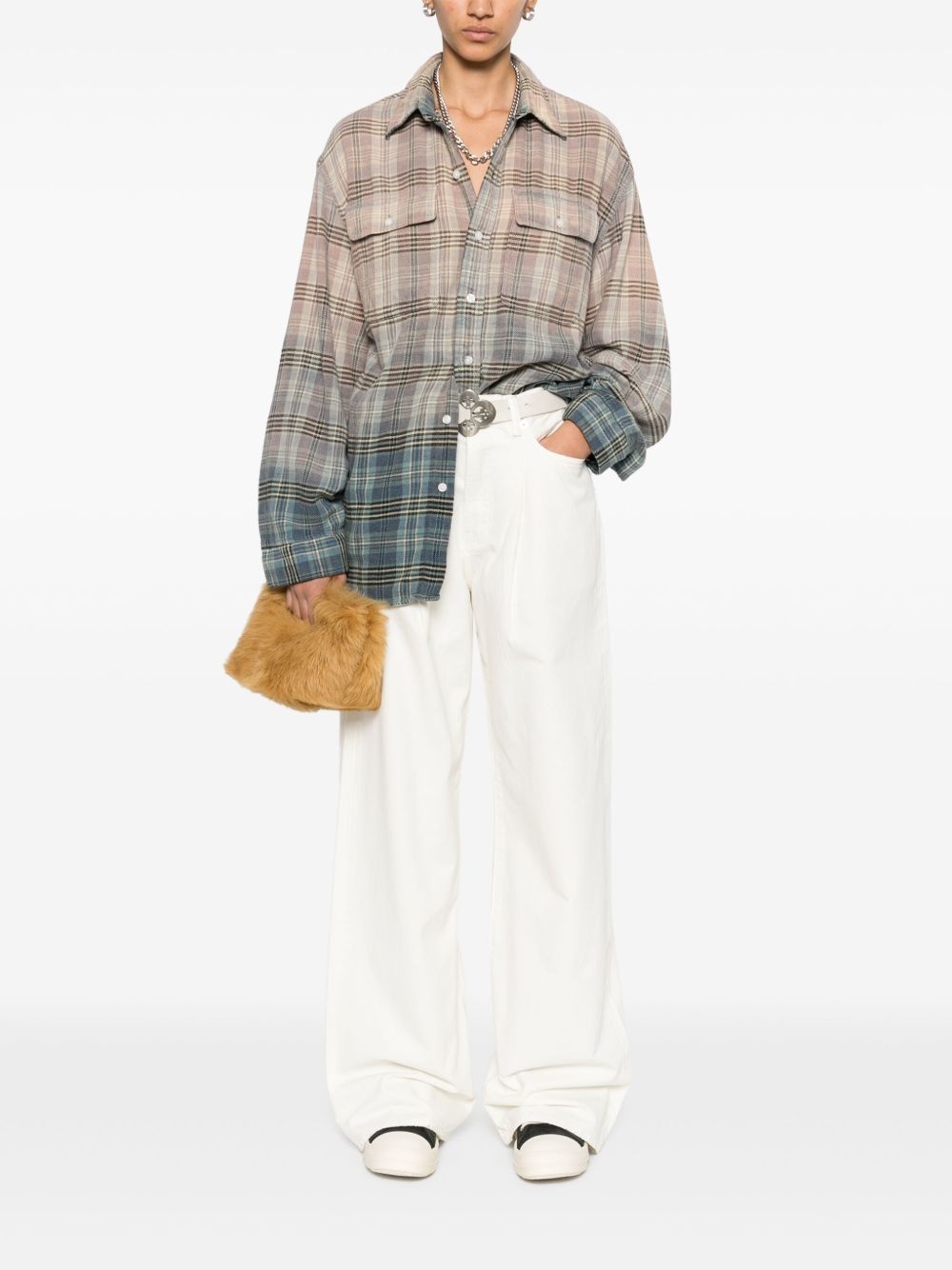 Damon pleated straight-leg jeans - 2