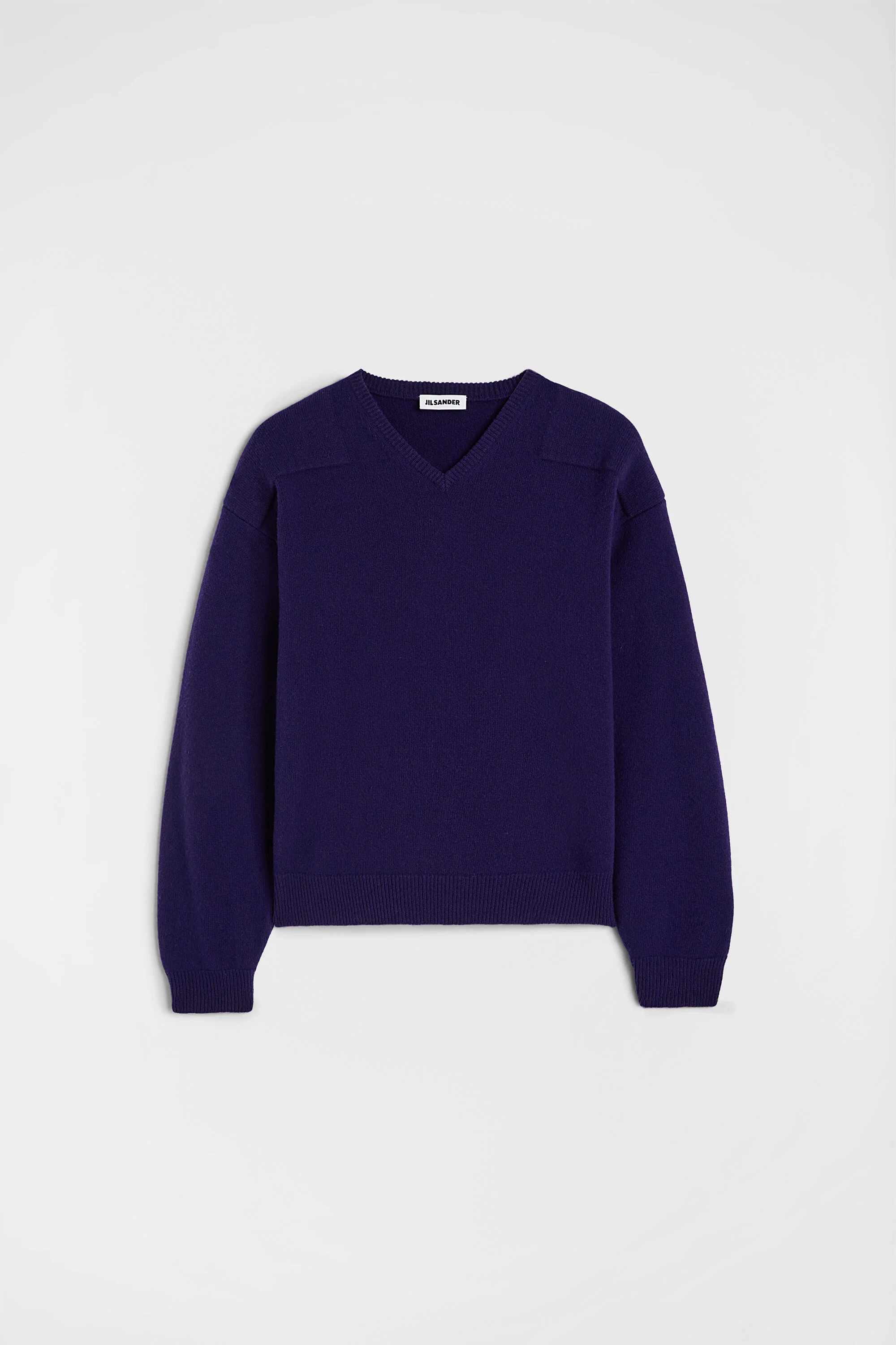 Wool Blend V-Neck Sweater - 1