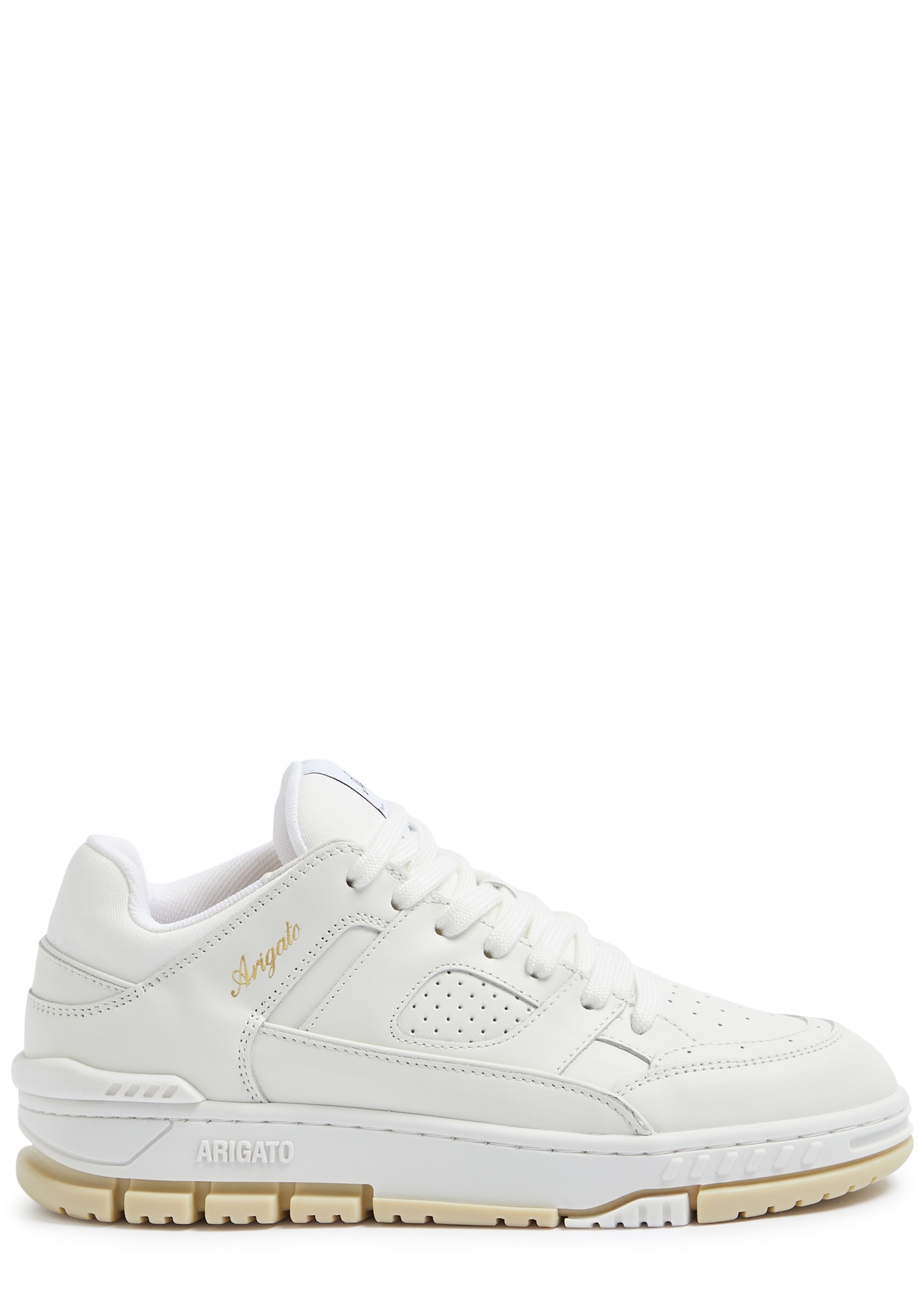 Area Lo panelled leather sneakers - 1