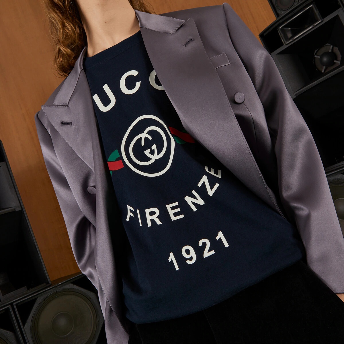 Cotton jersey 'Gucci Firenze 1921' T-shirt - 3