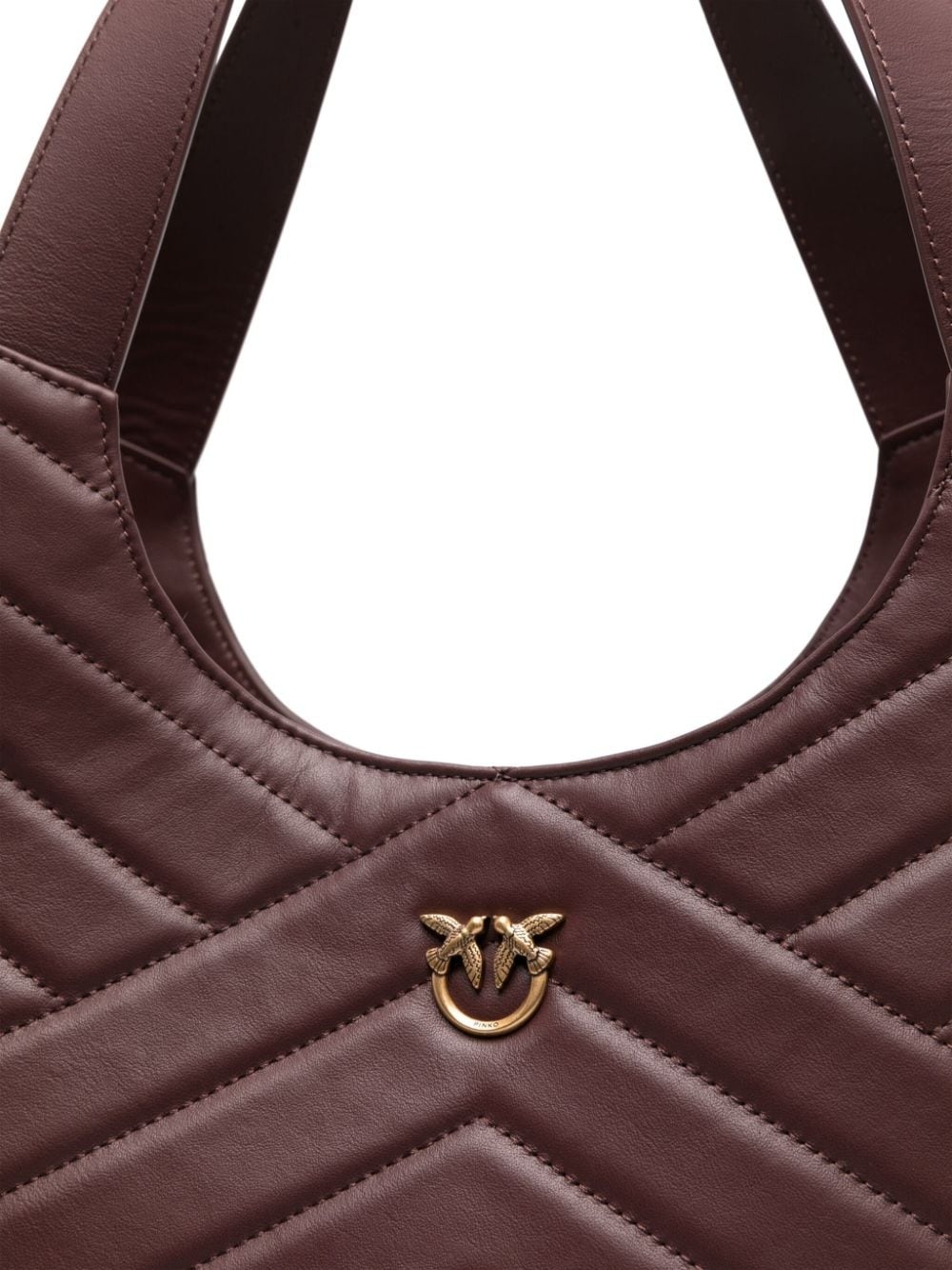 chevron-quilted shoulder bag - 4