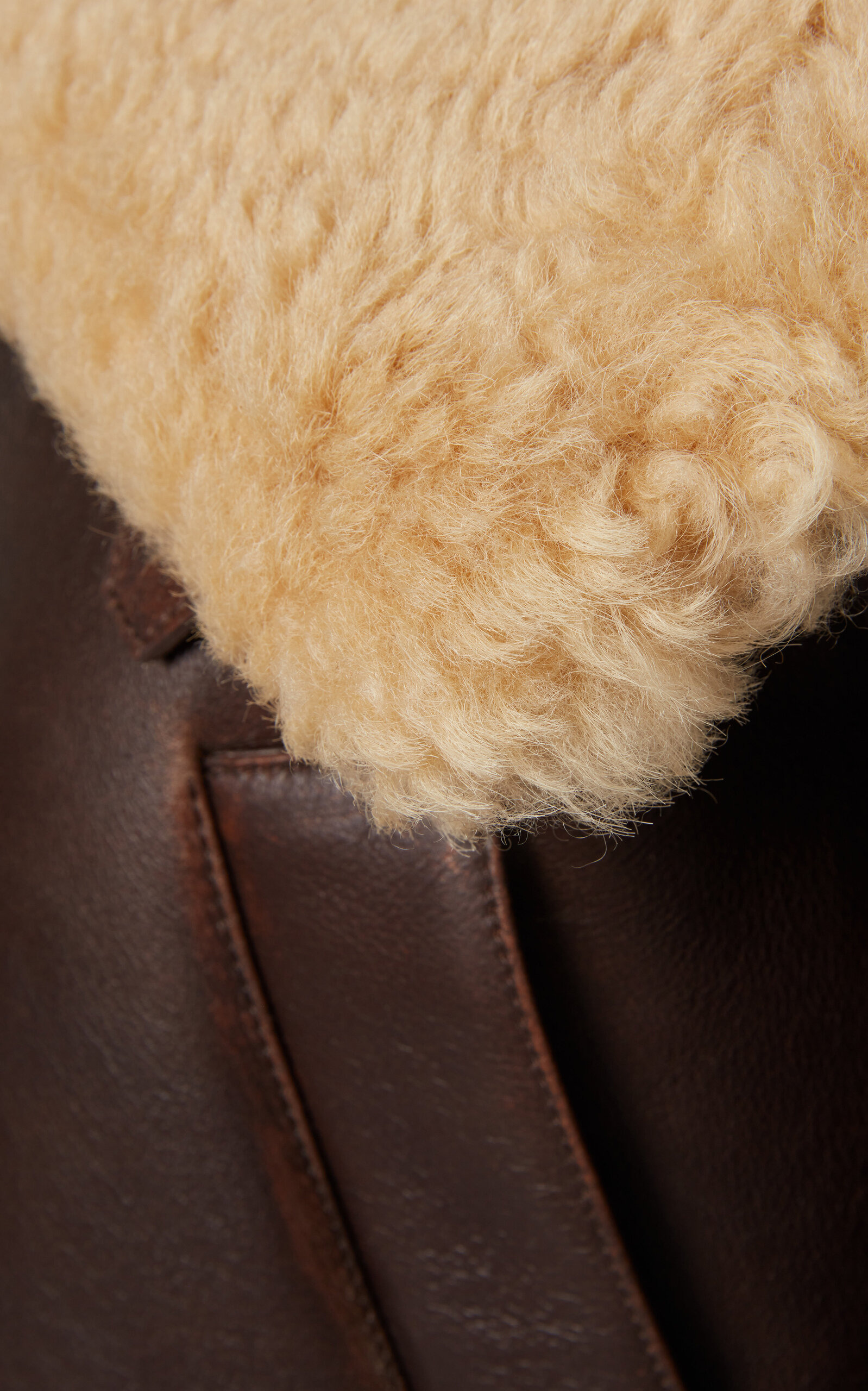 Aviator Shearling Jacket brown - 5