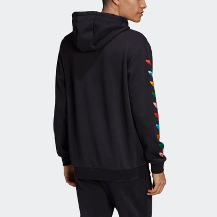 adidas originals Cts Multi Hdy Multi-Color Alphabet Printing Pullover Black GP4439 - 4