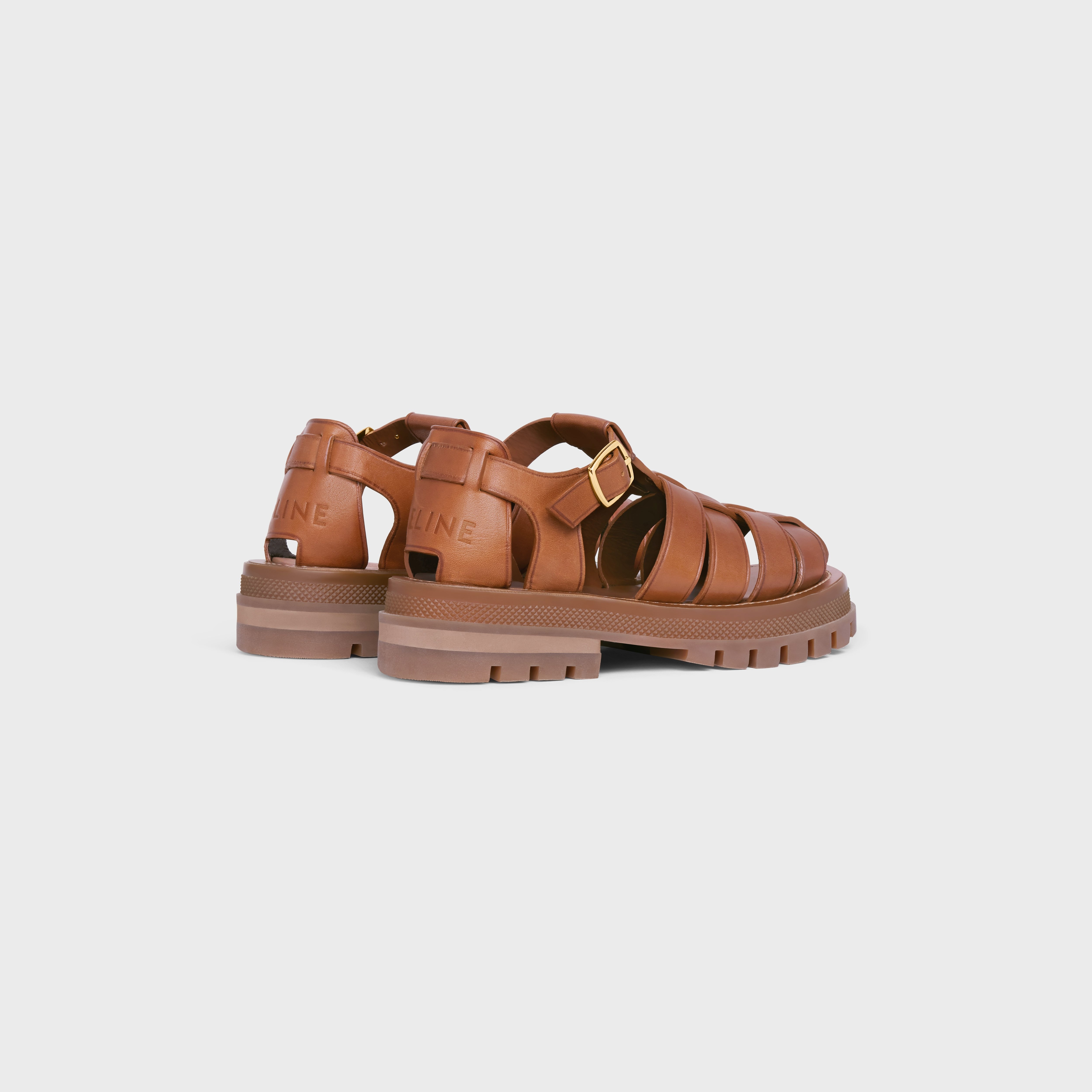 CLEA CHUNKY SANDAL in Vegetal Calfskin - 3