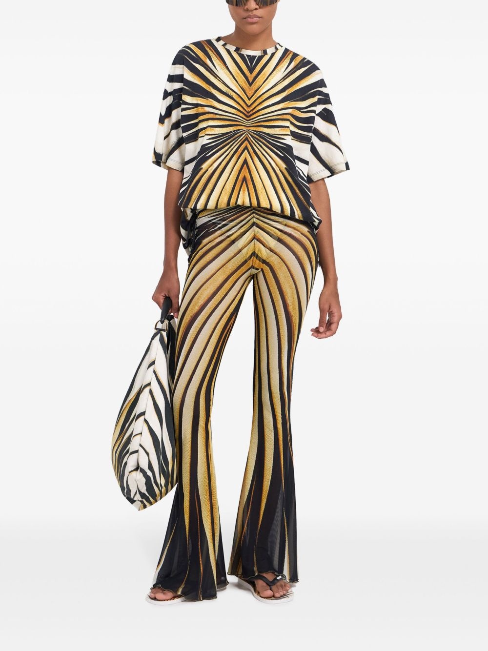 Ray Of Gold flared trousers - 2