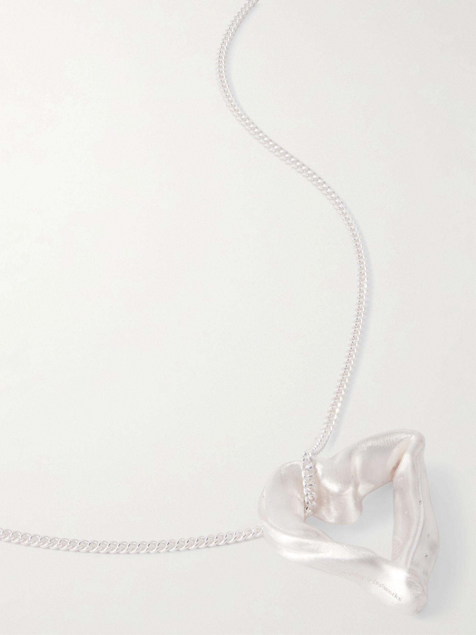 The Heart Is Not A Metaphor silver necklace Silver - 4
