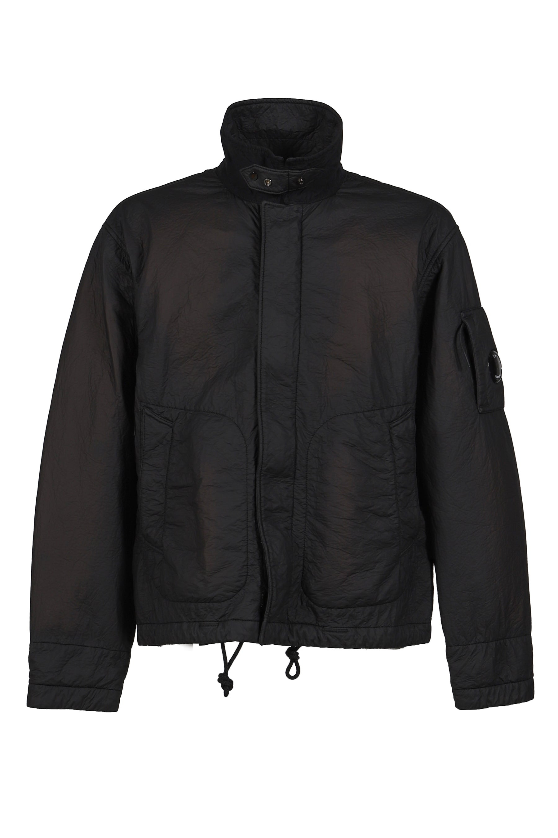 OW MEDIUM JKT IN FELTRO BI-FILM / BLK - 6