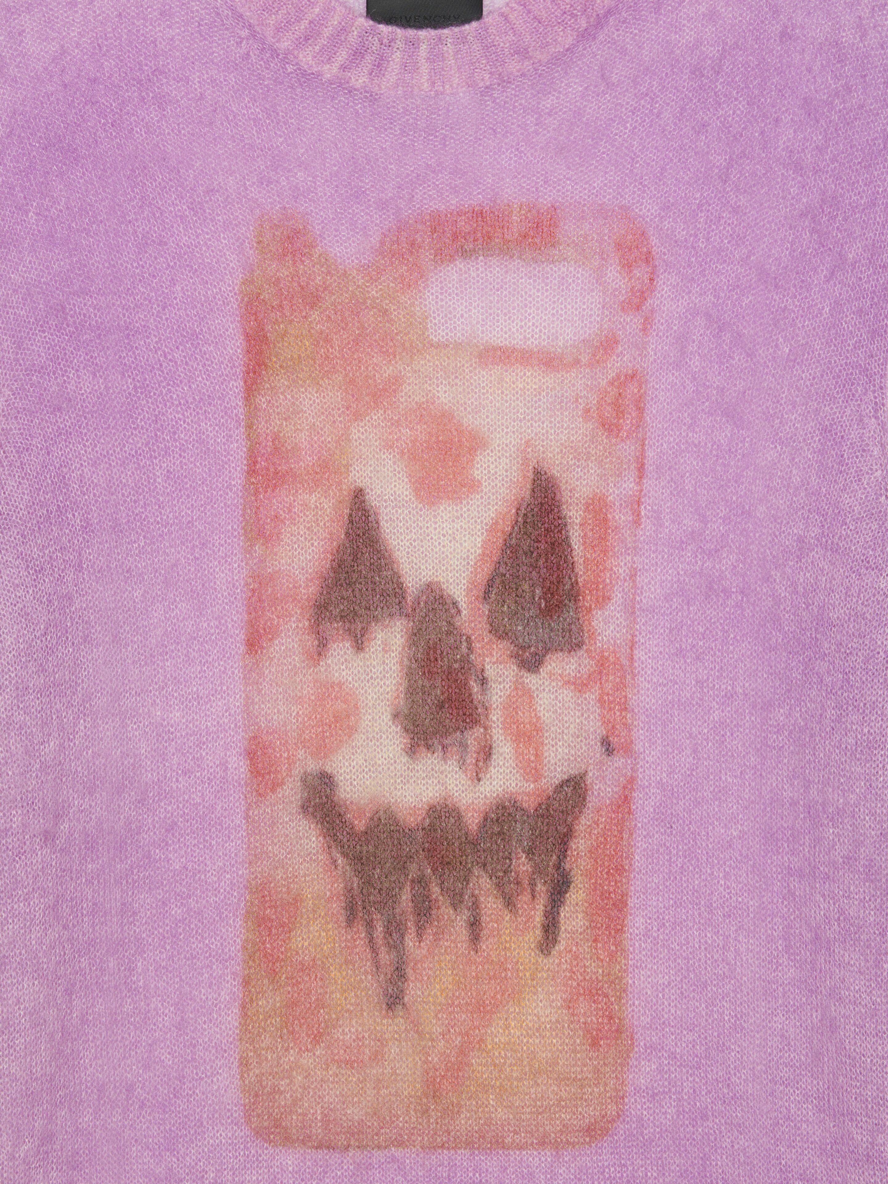 OVERSIZED SWEATER IN WOOL WITH CERAMIC PRINTS - 5