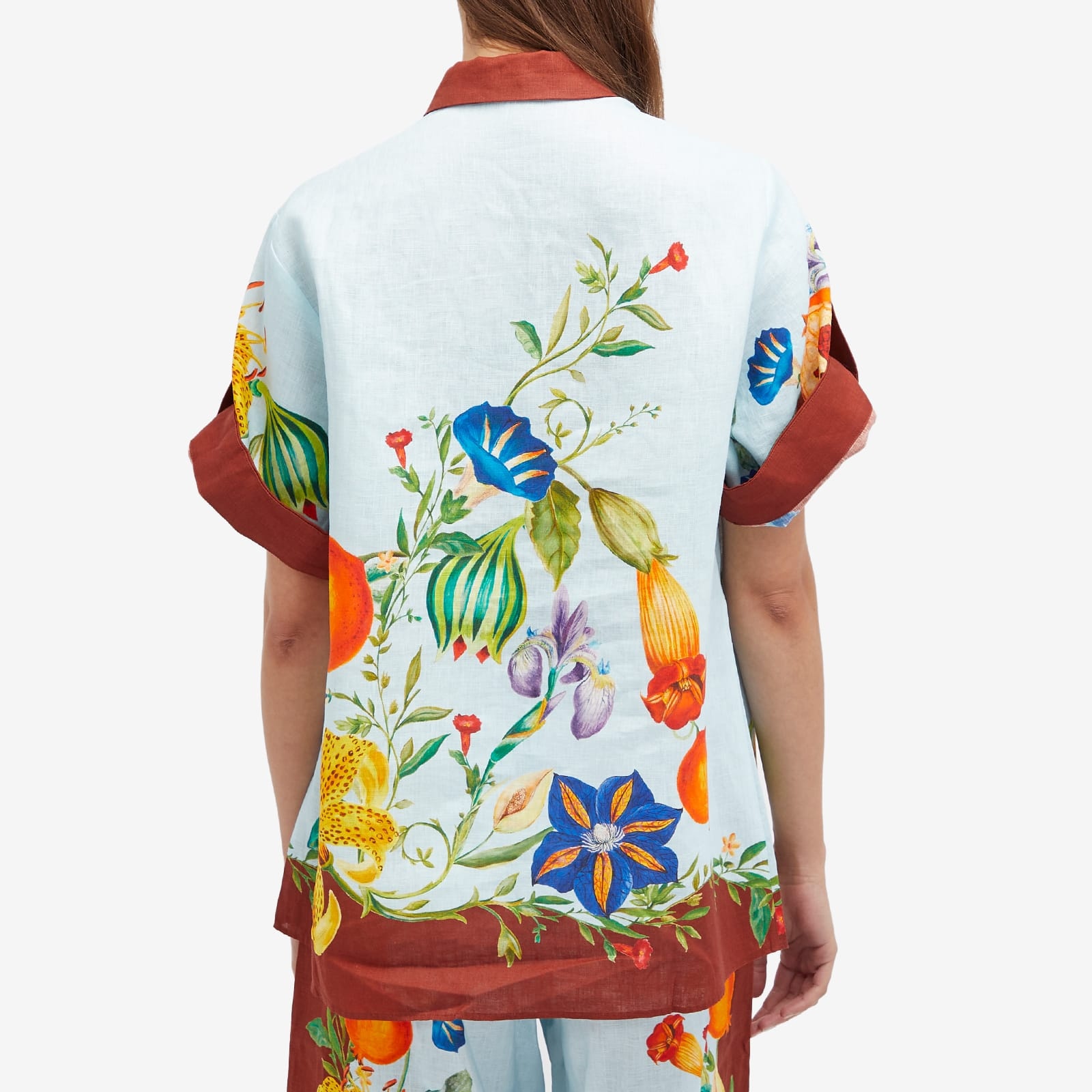 Alemais Dahlia Floral Linen Shirt - 3