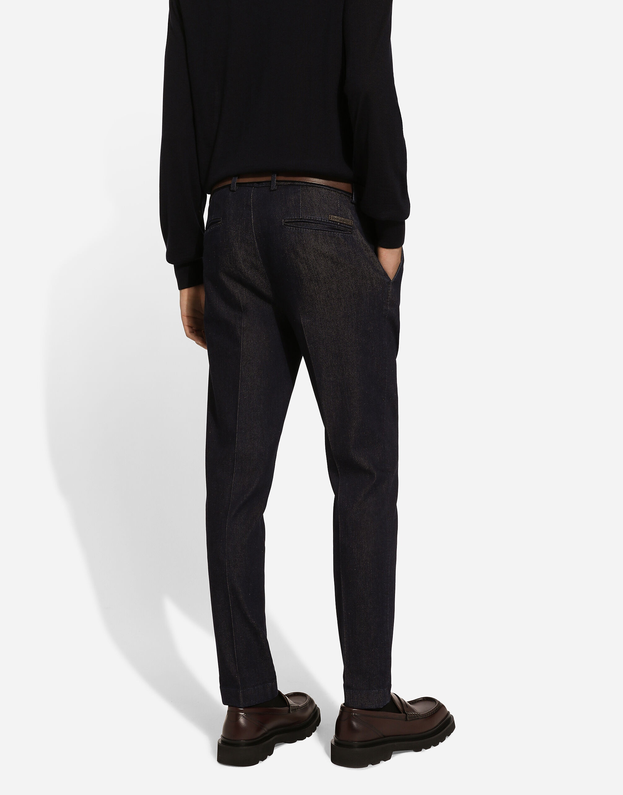 Chino jeans with pleats - 3