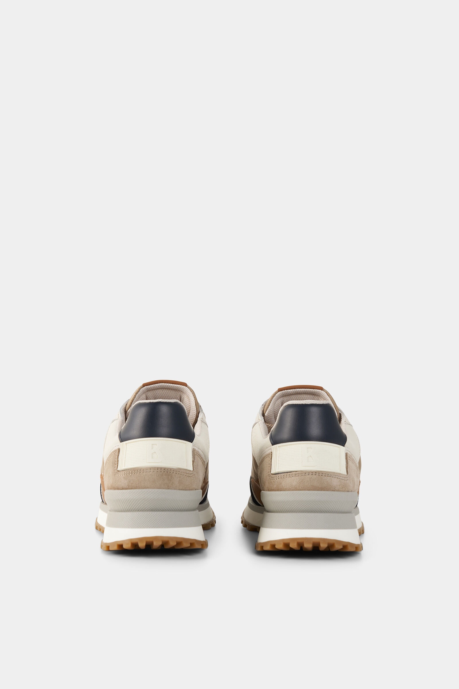 Sneaker Newport in Cognac/beige/navy blue - 5