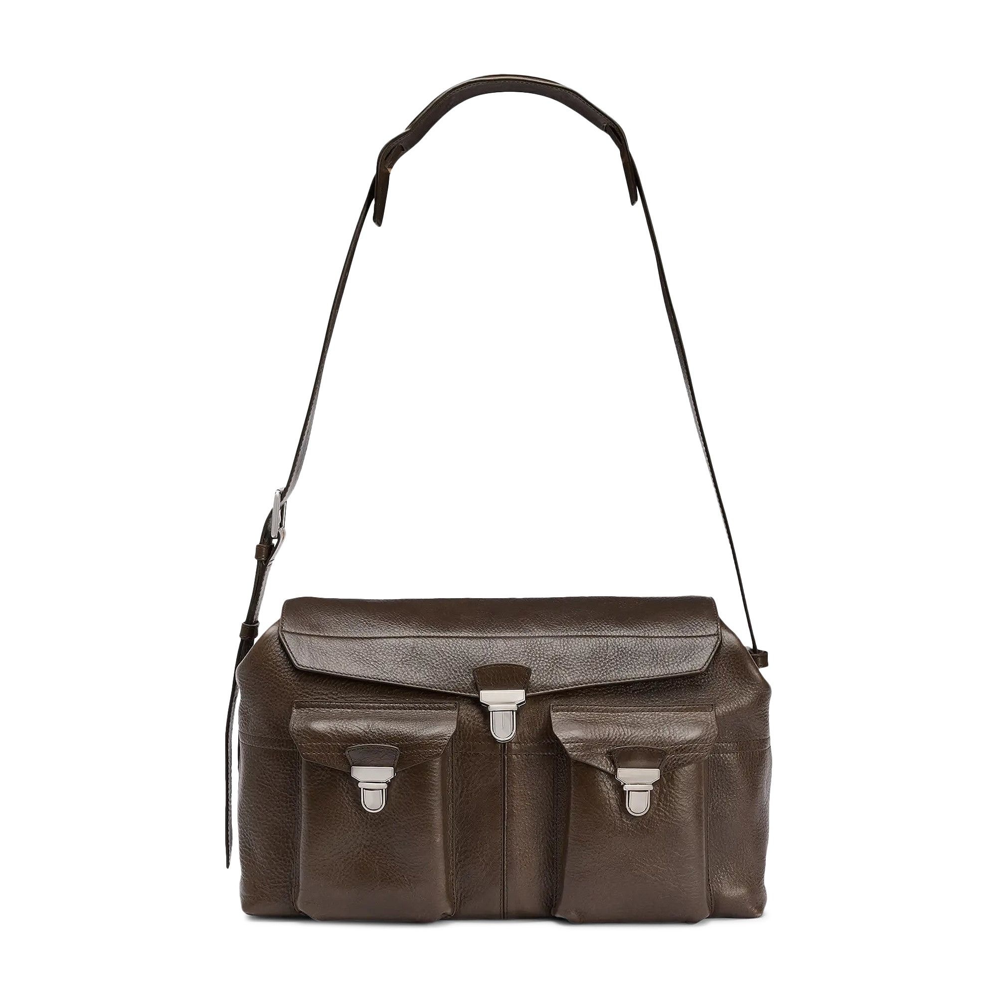 Lemaire Weekend Gear Bag 'Khaki Brown' - 1