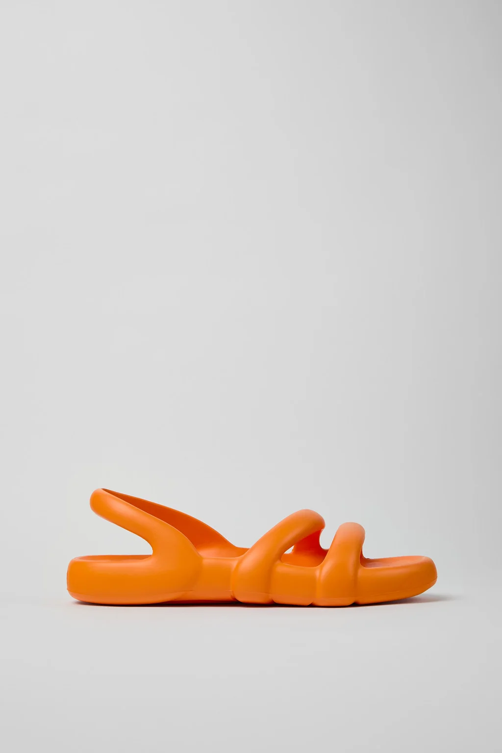 Orange Synthetic Sandals for Men. - 1