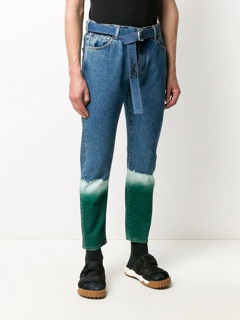 dégradé slim-fit jeans 3