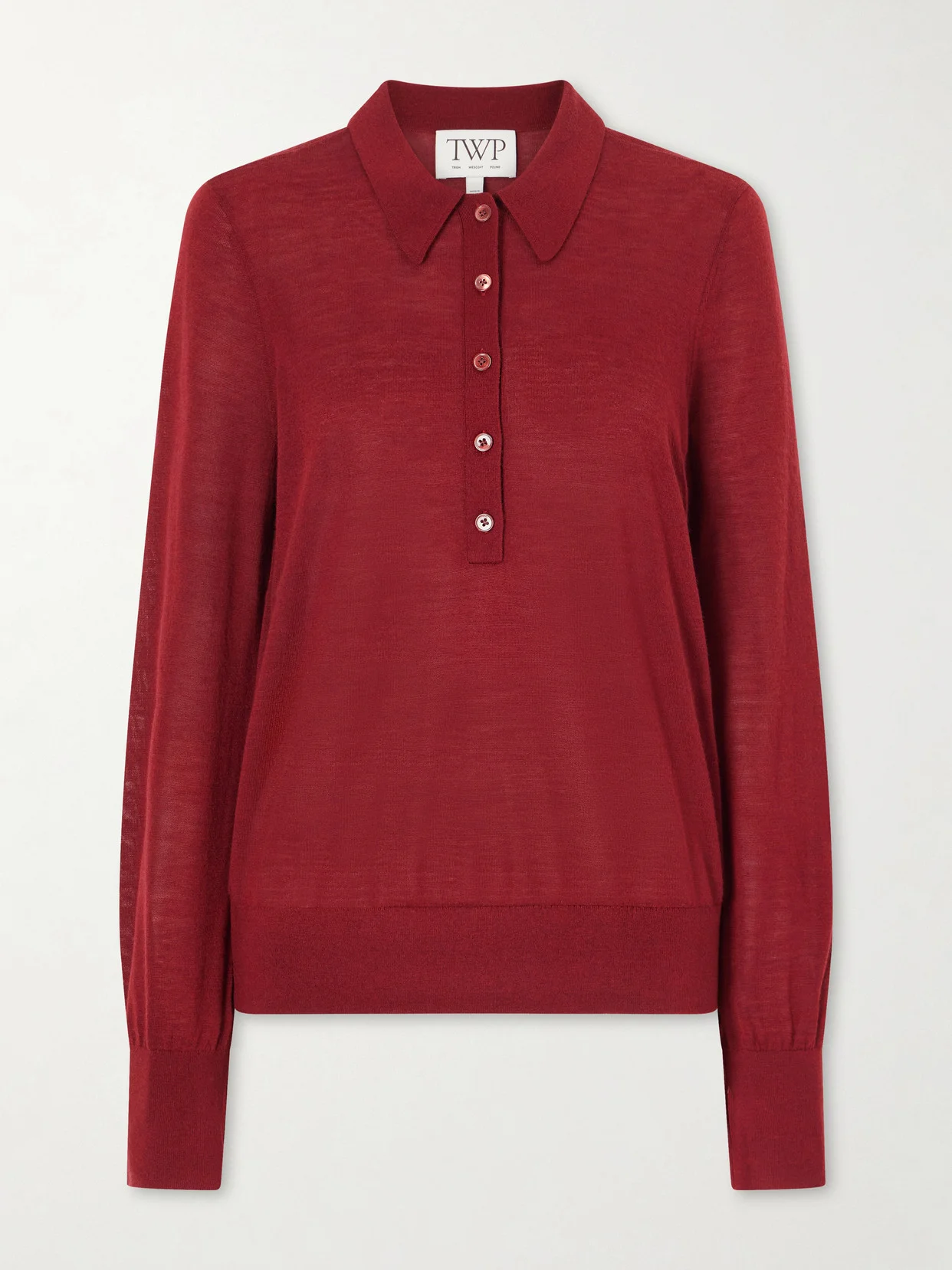 Cashmere Polo Sweater - 1