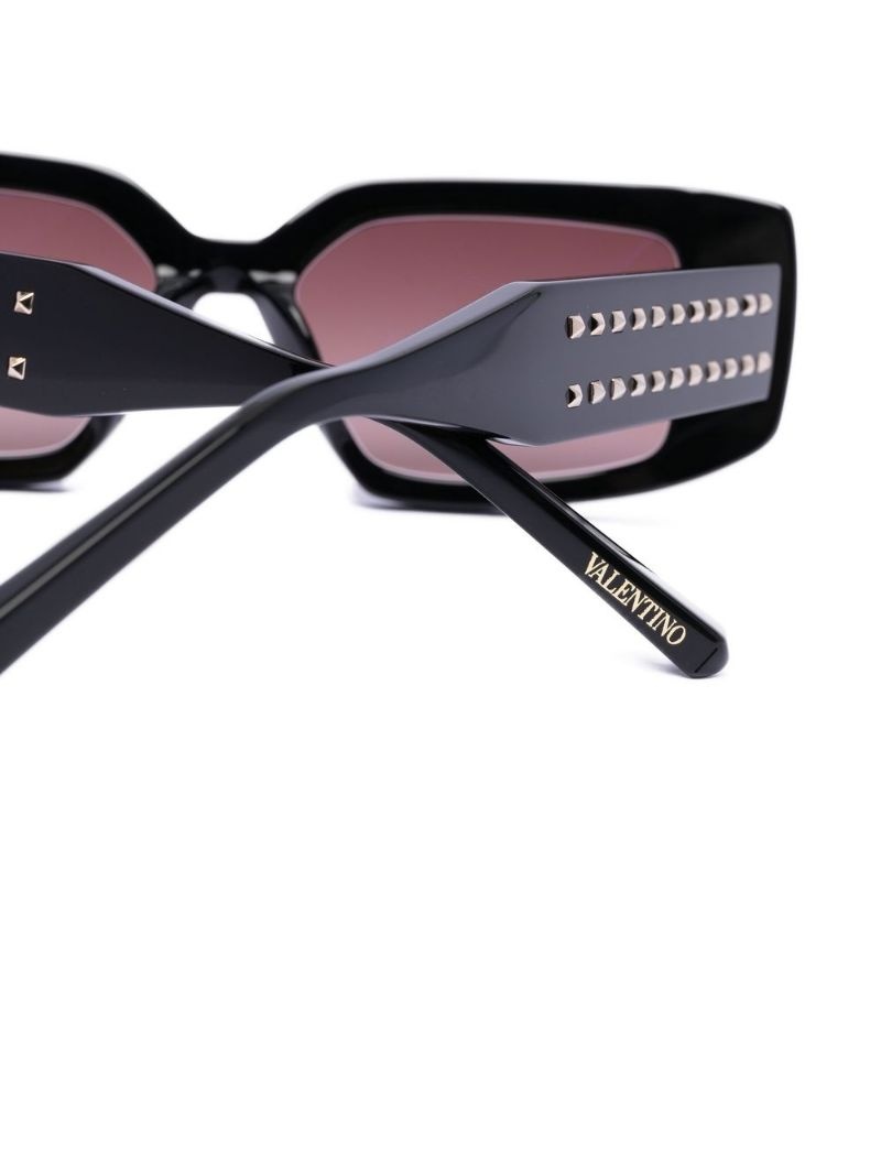 Rockstud rectangle-frame glasses - 3