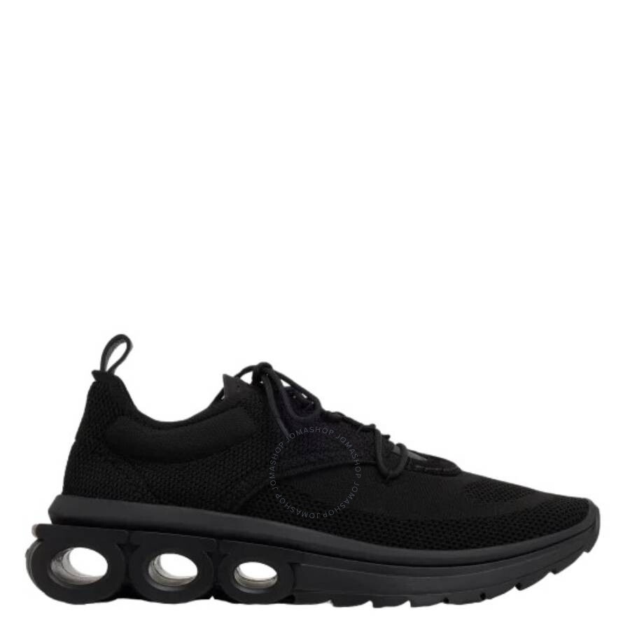 Ferragamo Black Nima Technical Knit Running Sneakers - 1