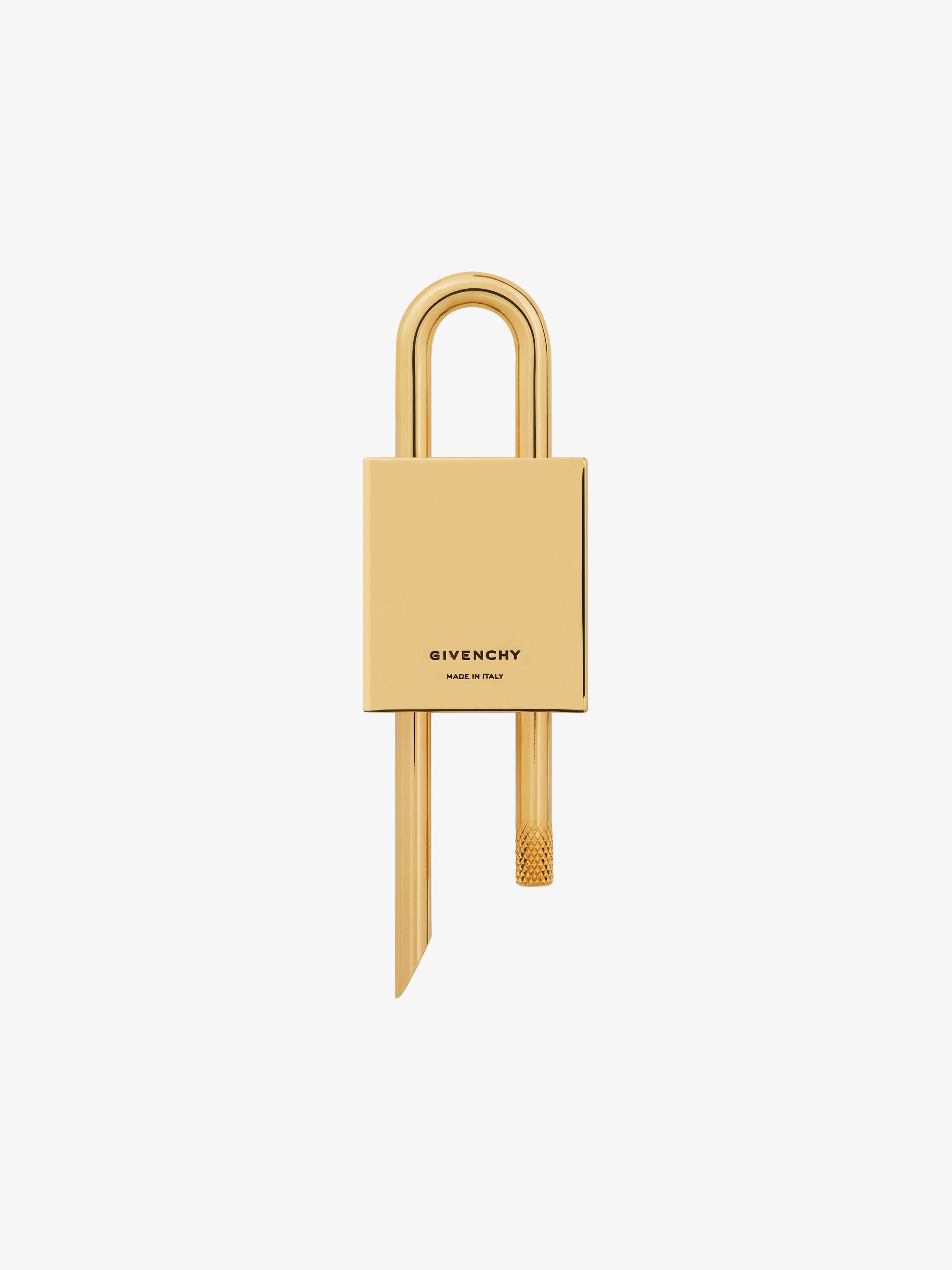 SMALL 4G PADLOCK IN METAL WITH CRYSTALS - 2