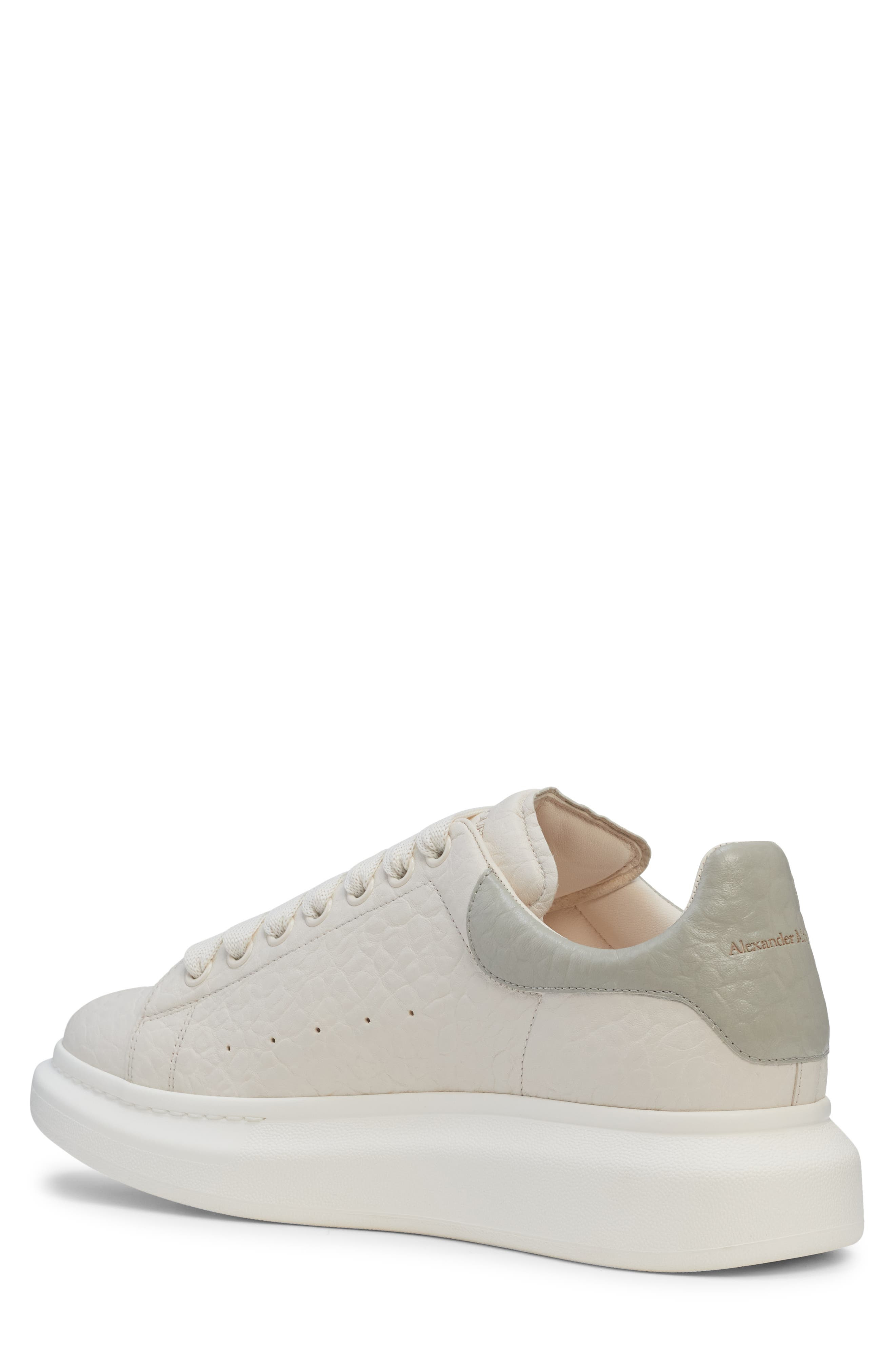 McQueen Oversized Sneaker in Off White/Si Gr/Of W at Nordstrom - 2