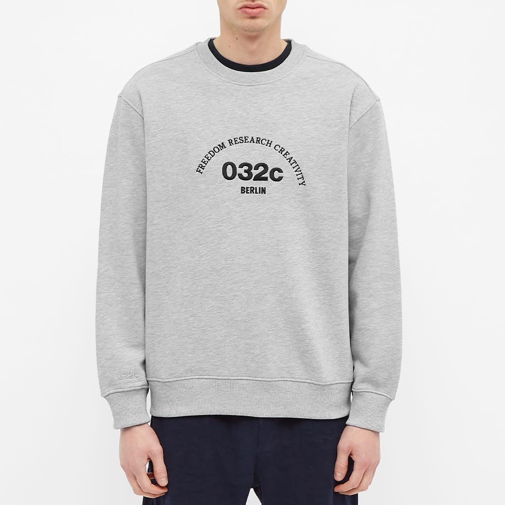 032c Embroidered Logo Crew Sweat - 3