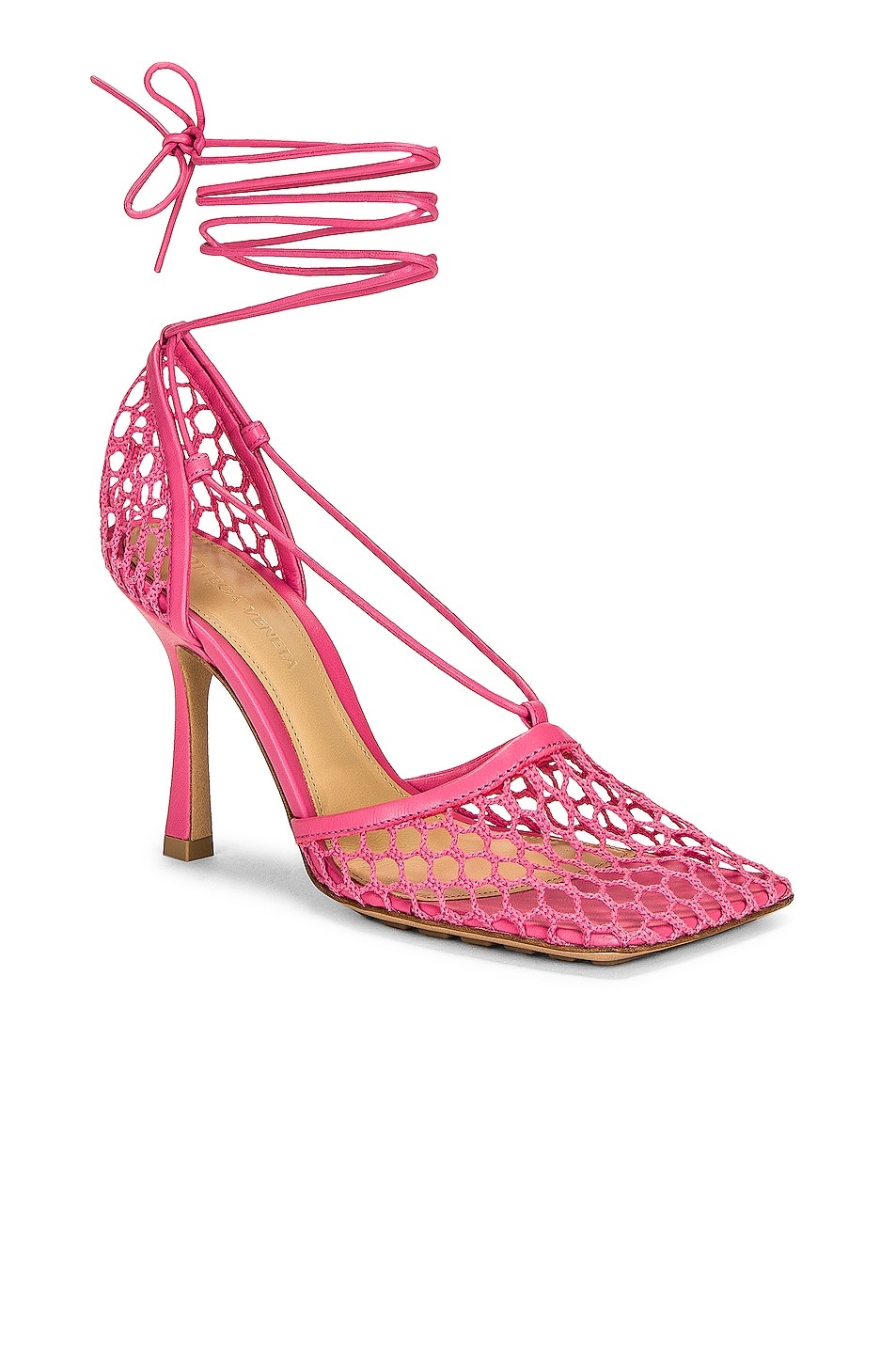 Stretch Lace-Up Sandals - 2