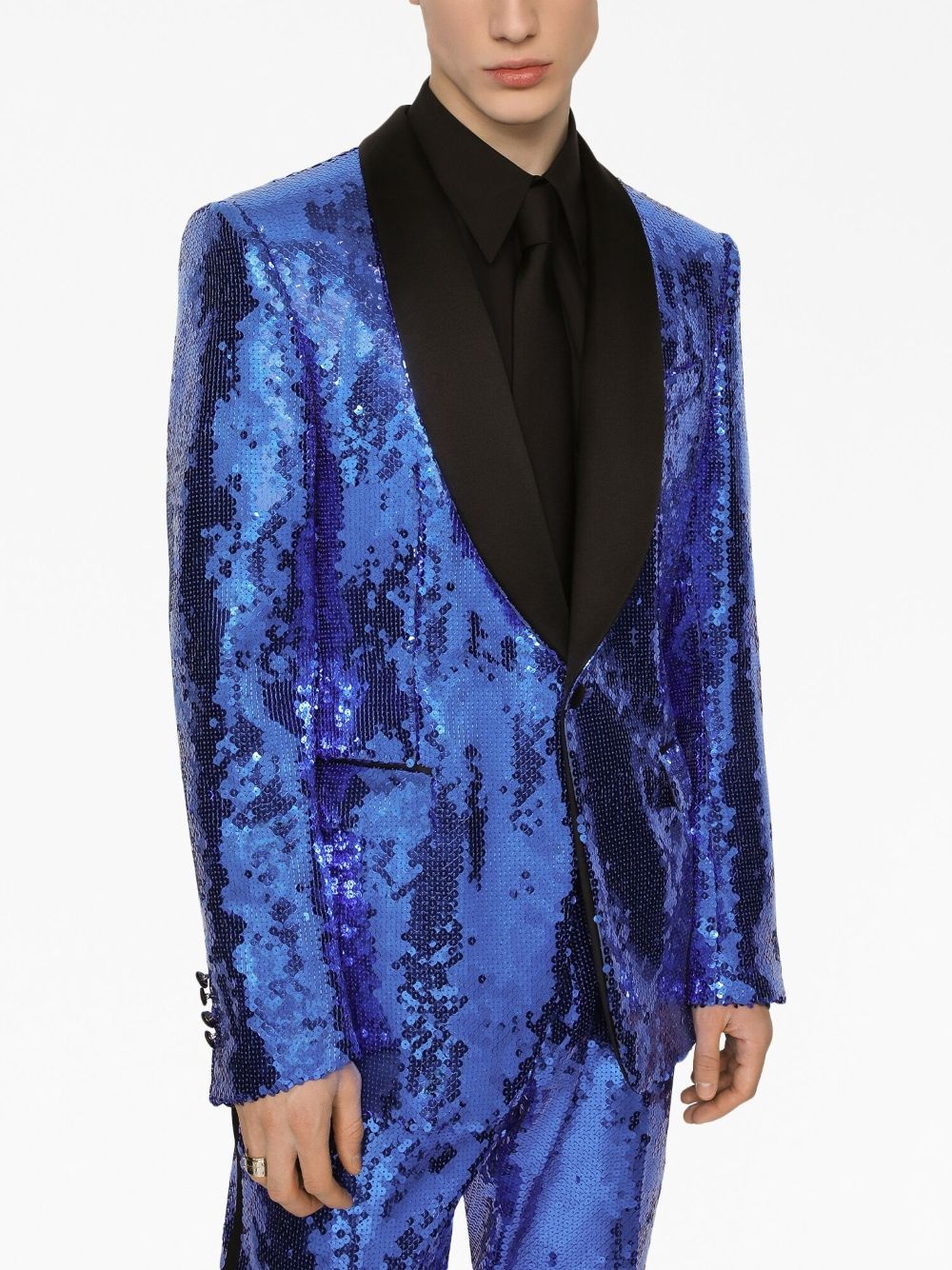sequin-embellished suit - 5