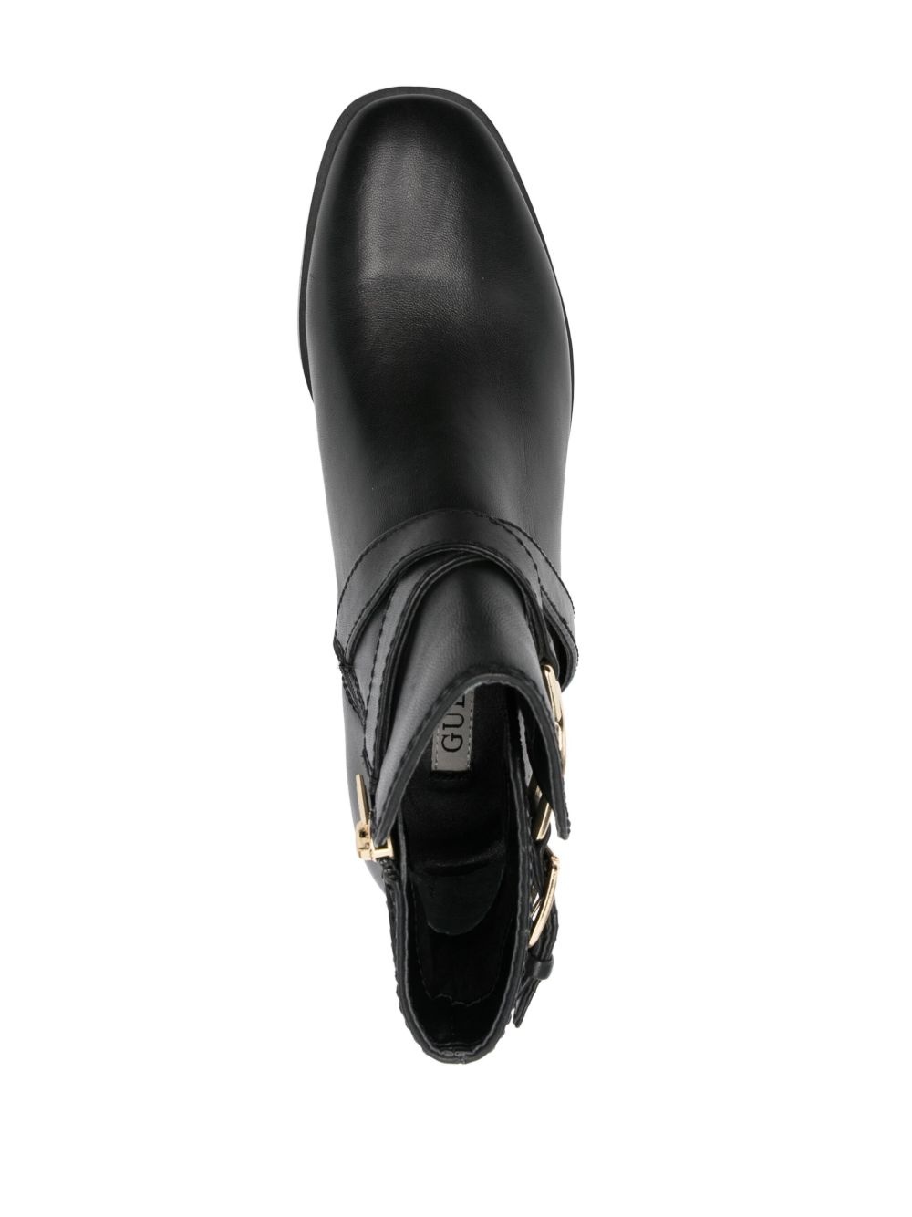 Floriza logo-plaque leather boots - 4