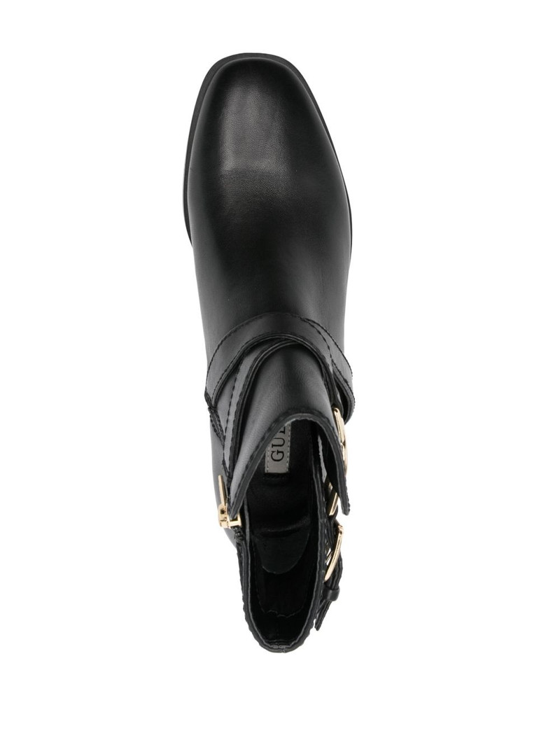 Floriza logo-plaque leather boots 4