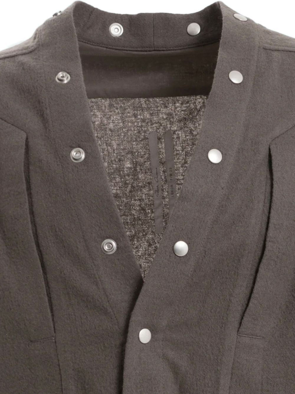 button-fastening panelled cardigan - 3