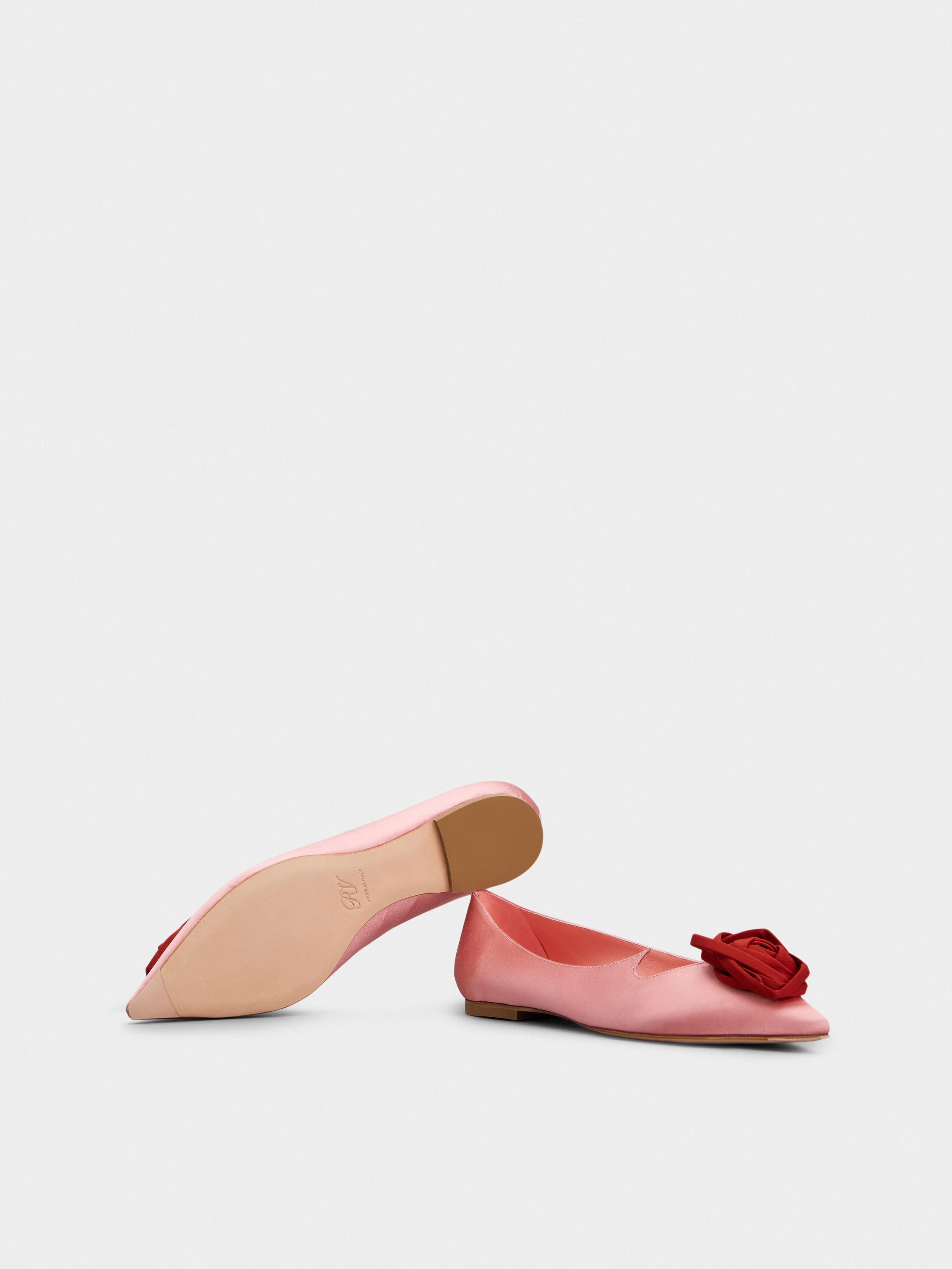 Rose Vivier Ballerinas in satin - 6