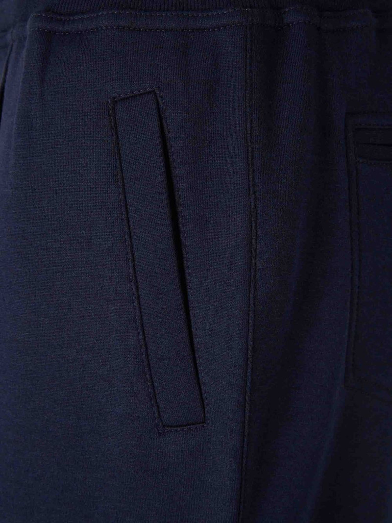 zip-detail cotton trousers 3