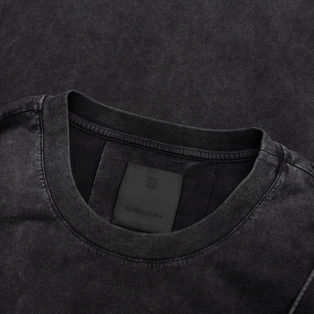 GIVENCHY OVERSIZED FIT T-SHIRT W/ HARNESS - GREY - 5