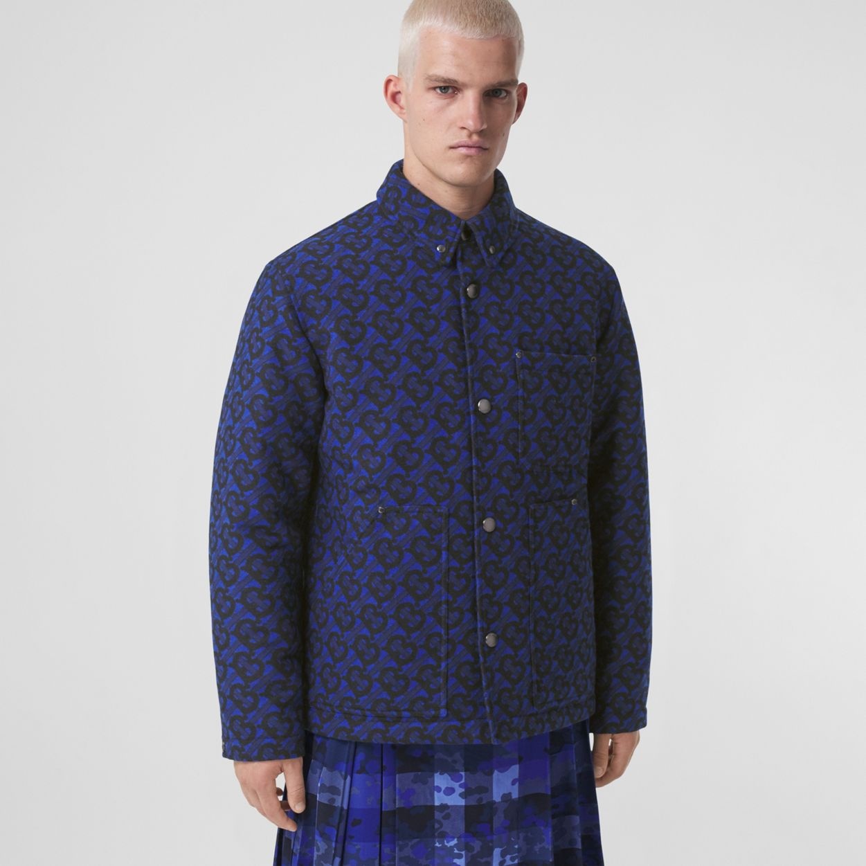 Monogram Wool Jacquard Overshirt - 6