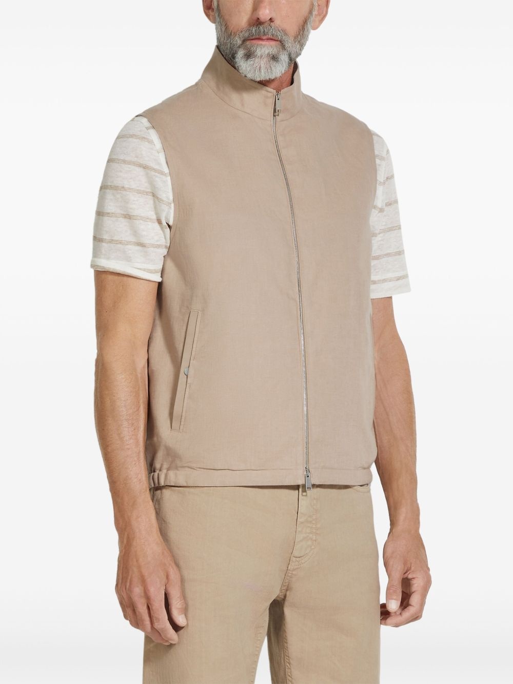 Oasi Lino gilet - 3
