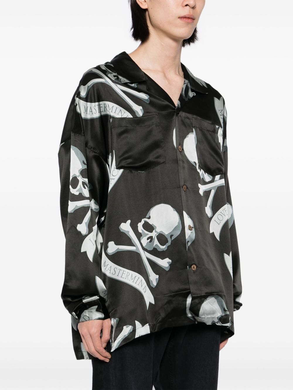 skull-printed shirt - 3