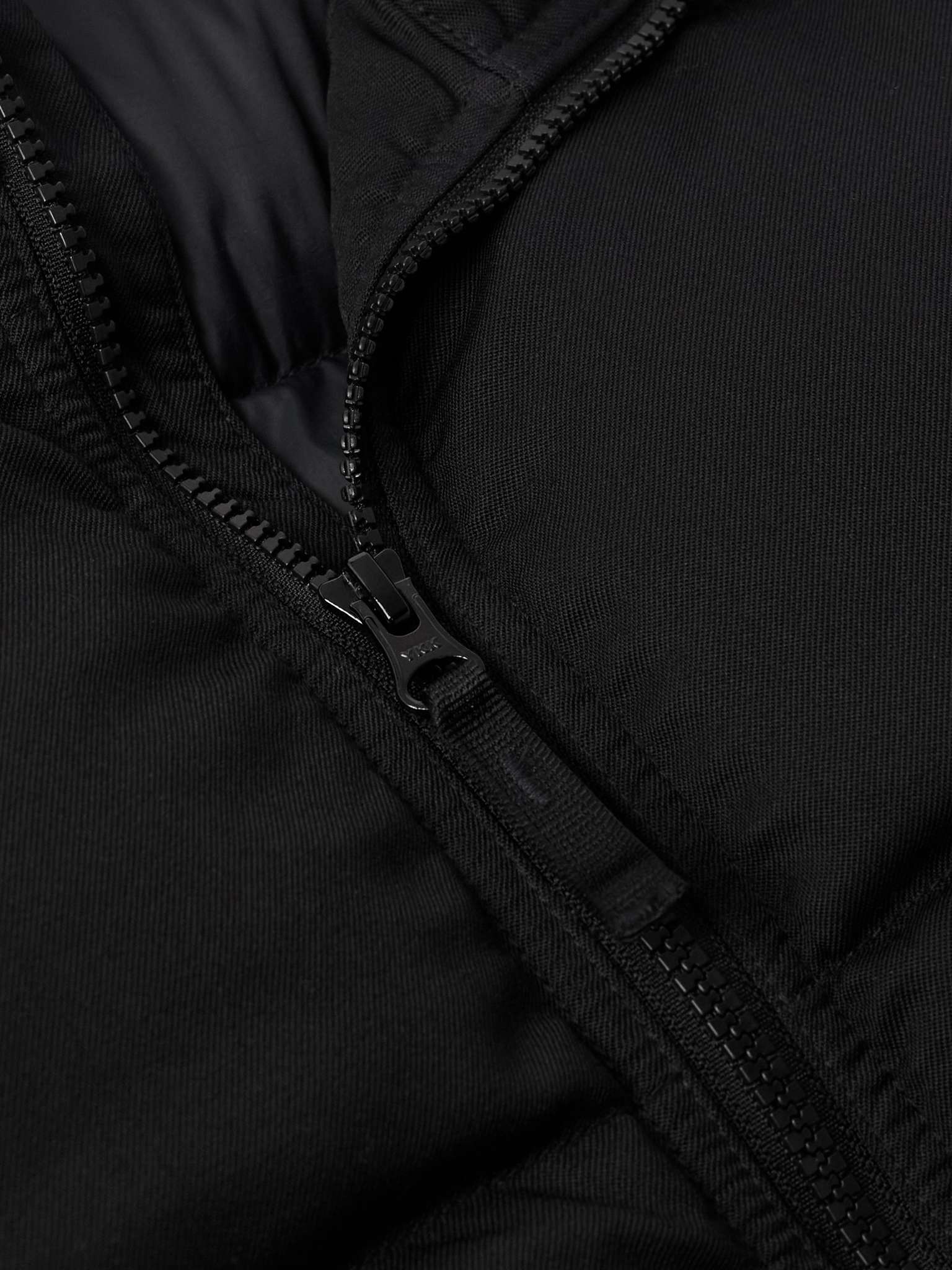 Ghost Logo-Appliquéd Quilted Wool-Twill Down Jacket - 5