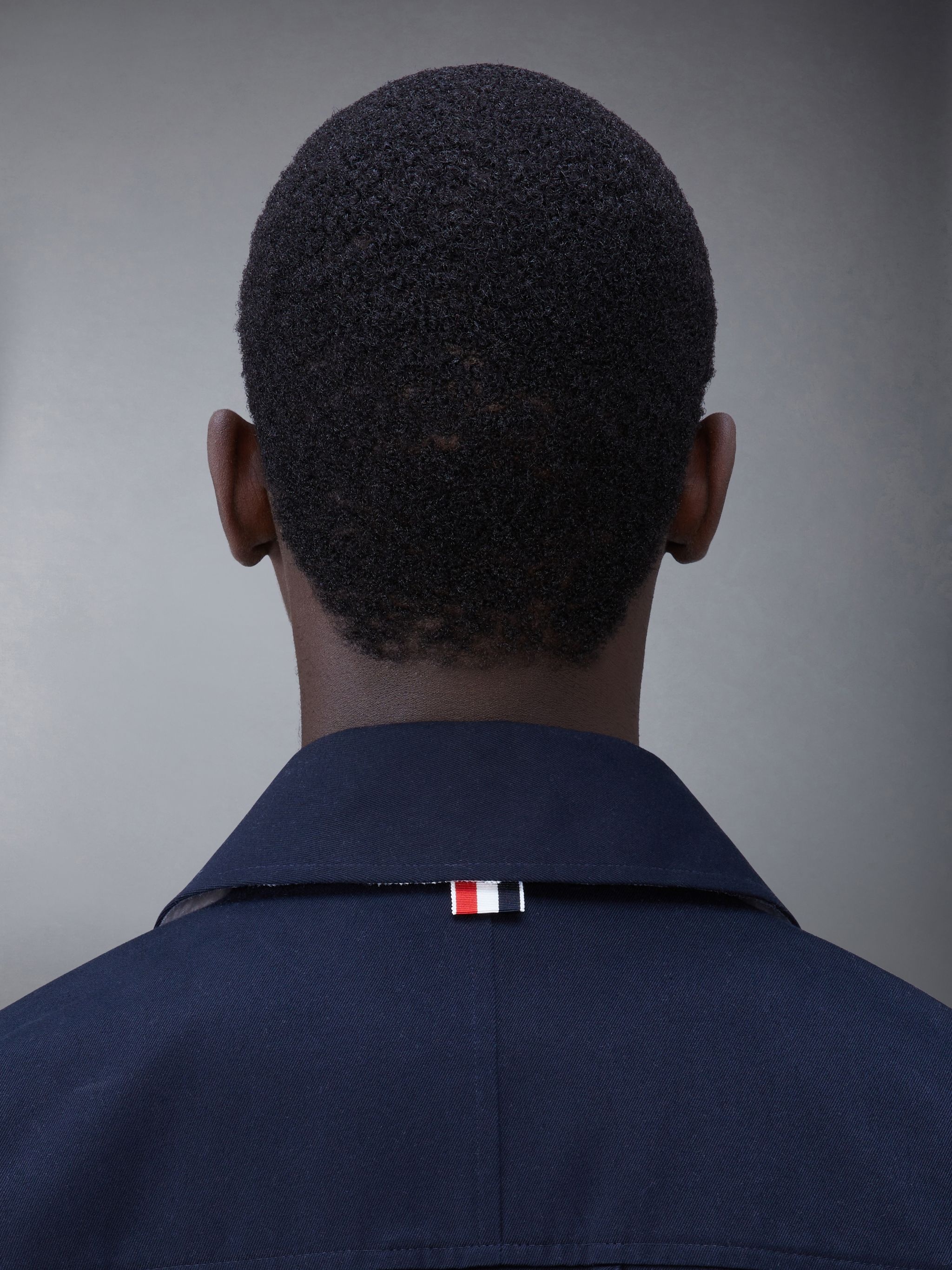 two-tone cotton-gabardine jacket - 4