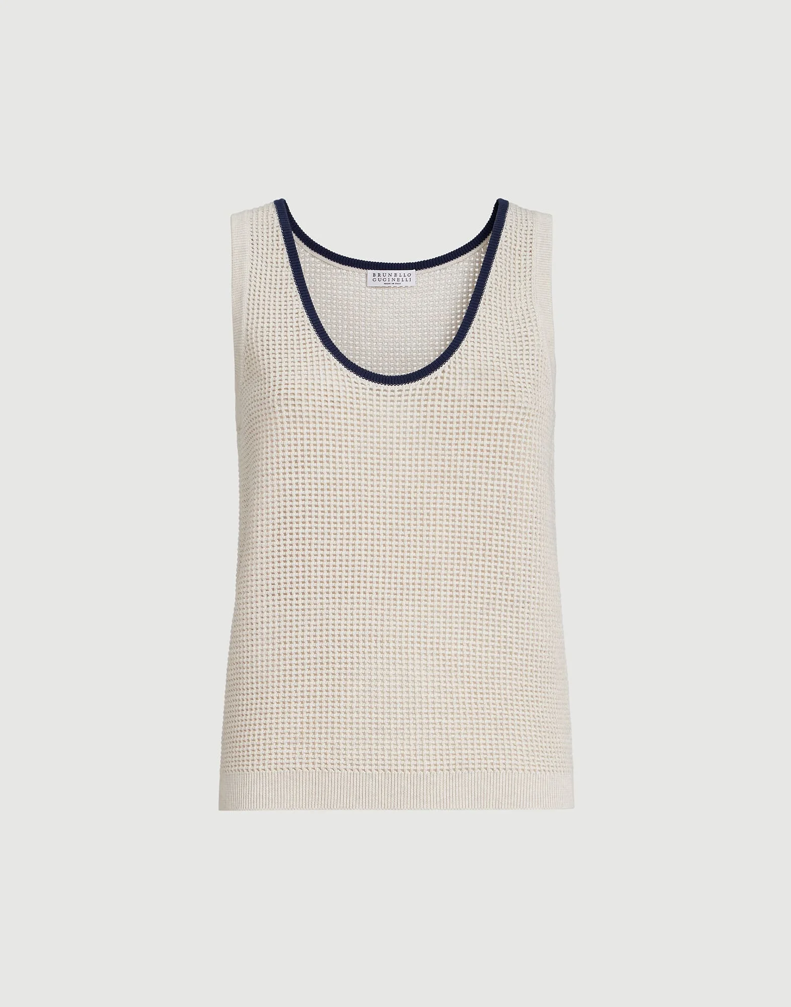 Cotton net knit top - 1